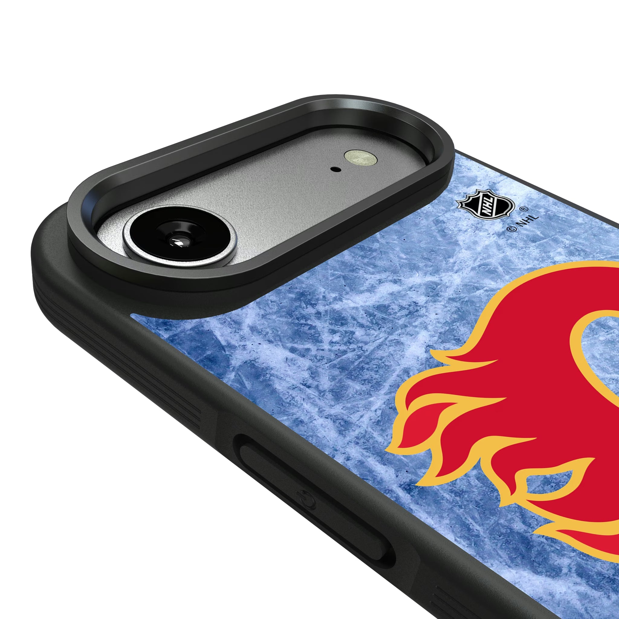 Calgary Flames Ice Wordmark iPhone Bump Phone Case for Apple iPhone - Detail#Device_iPhone Air