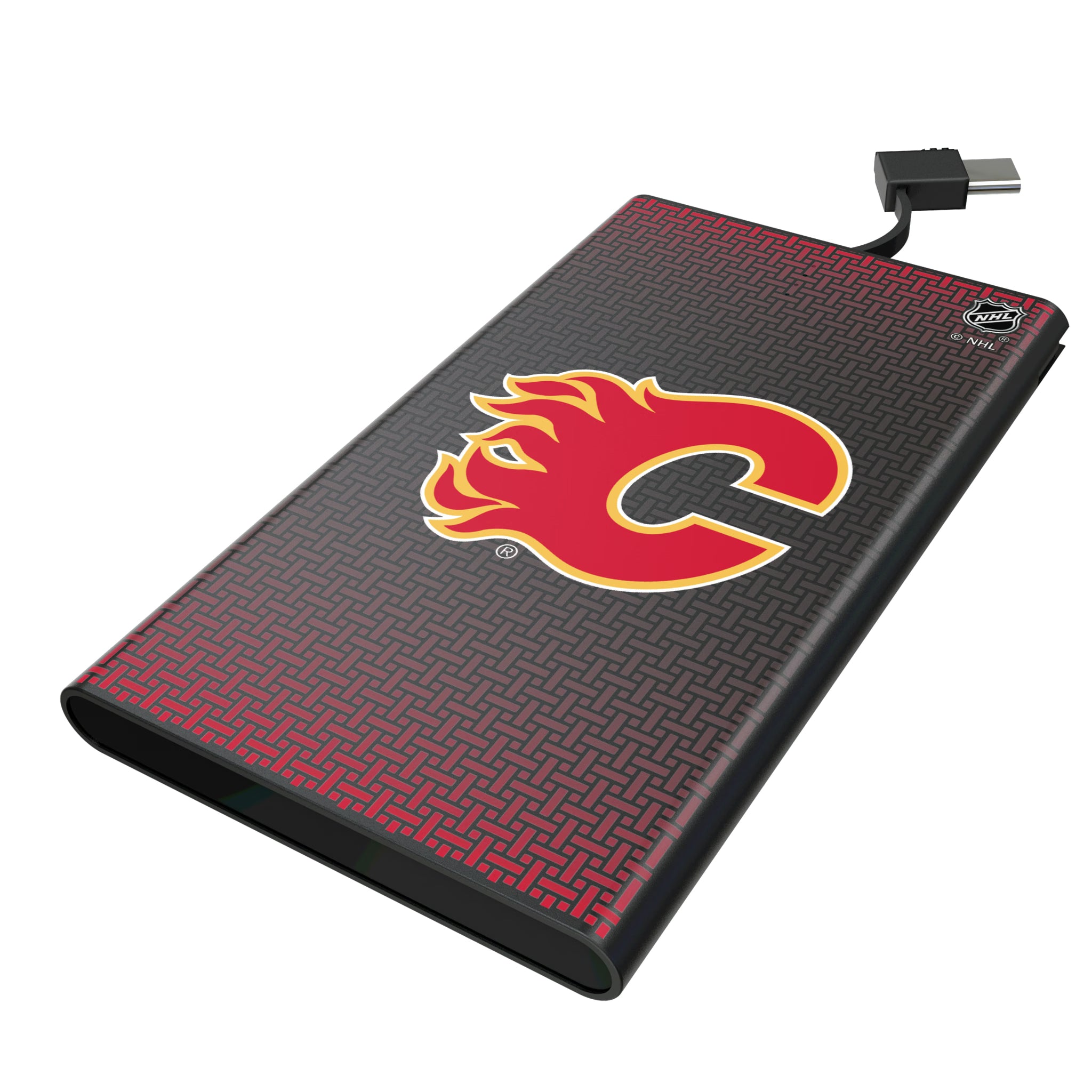 Calgary Flames Linen 5000mAh Flat Powerbank
