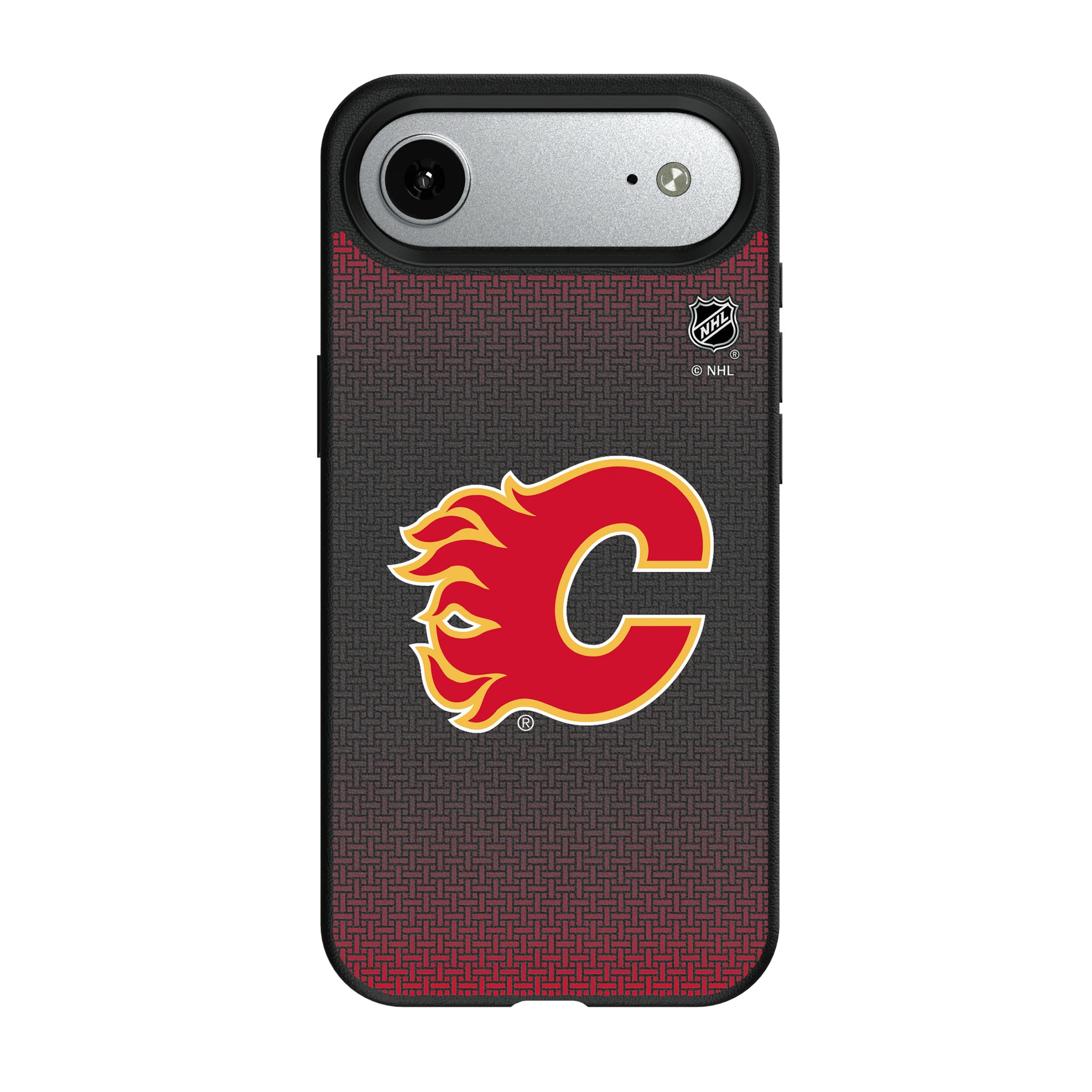 Calgary Flames Linen iPhone MagSafe Compatible Phone Case for Apple iPhone#Device_iPhone Air
