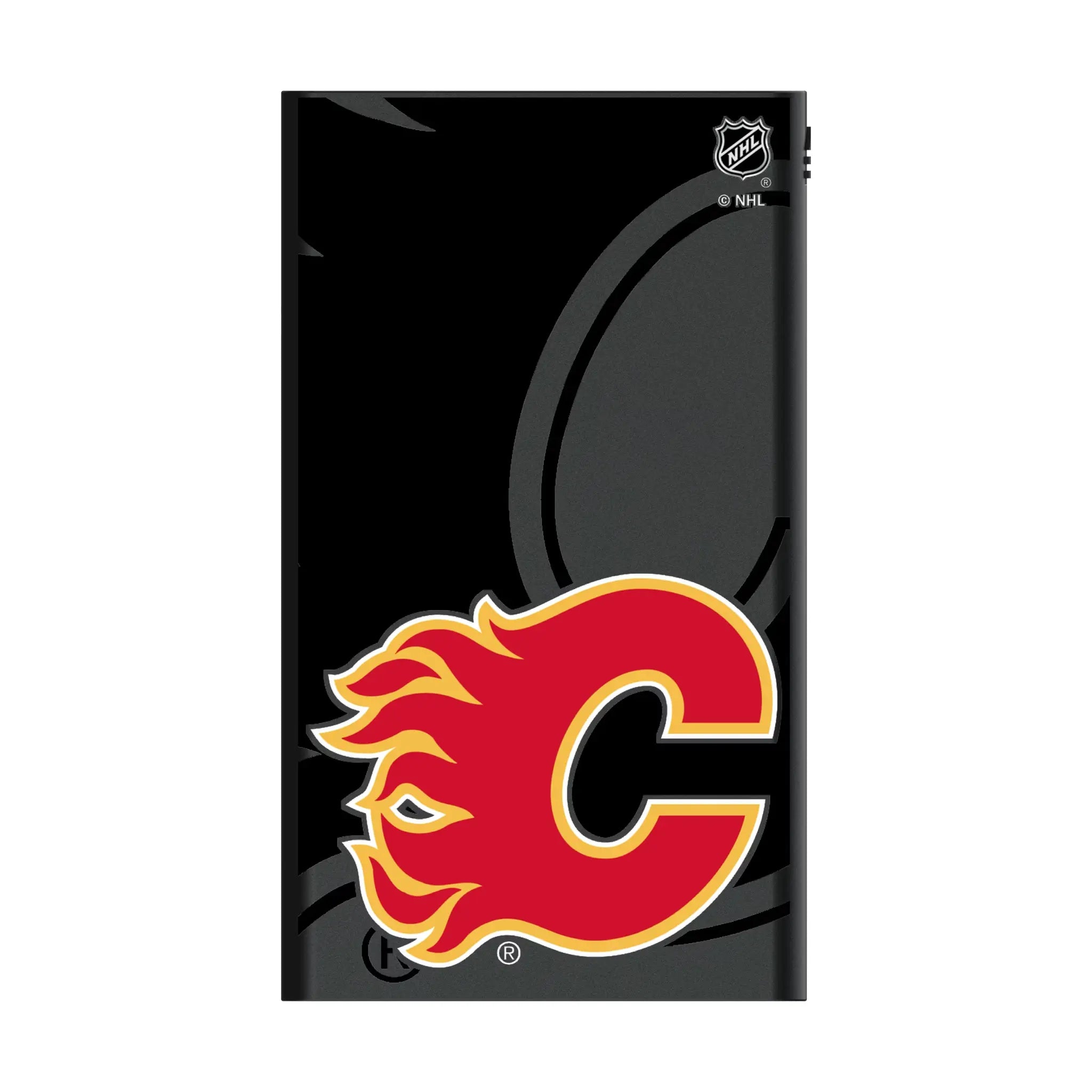 Calgary Flames Monocolor Tilt 5000mAh Flat Power Bank