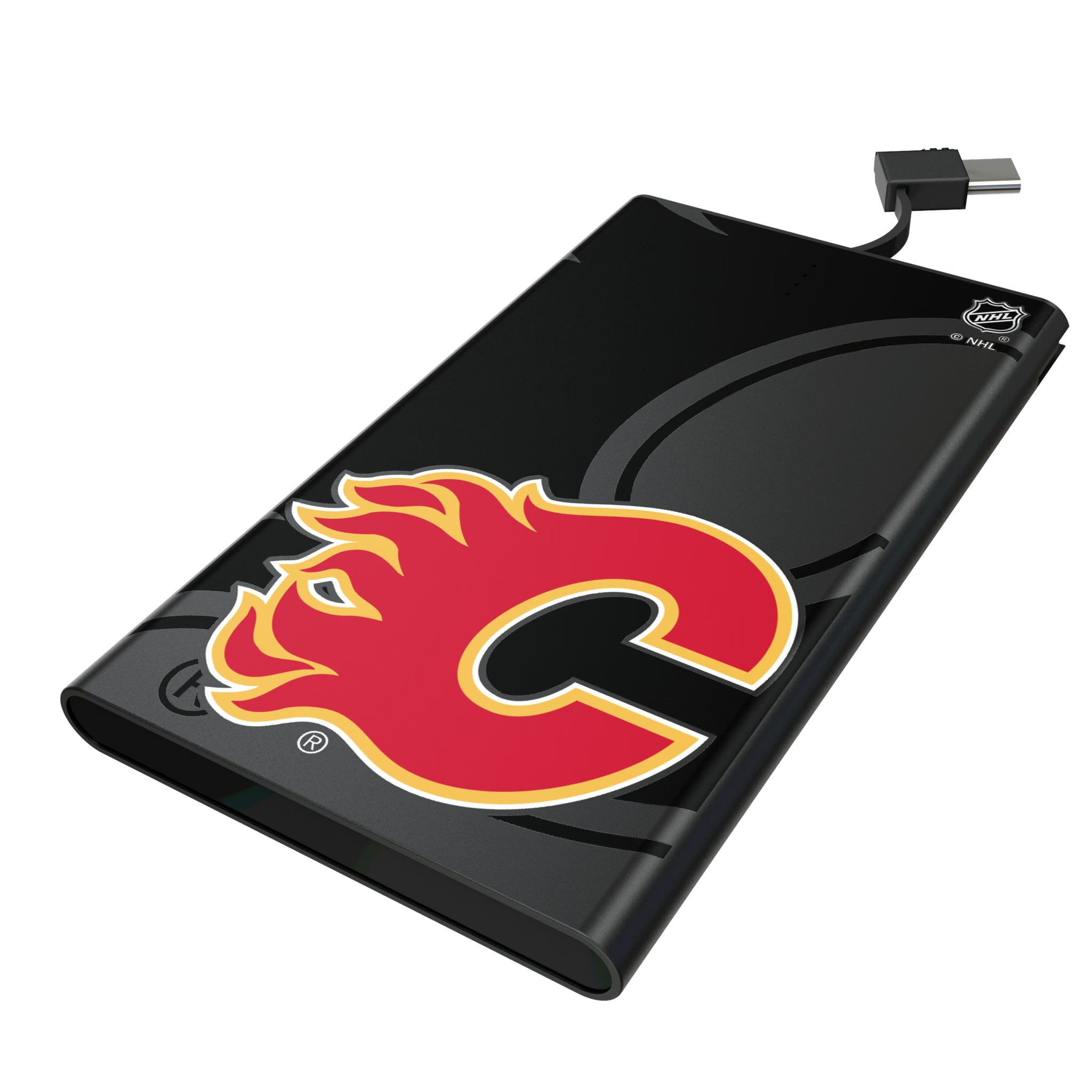 Calgary Flames Monocolor Tilt 5000mAh Flat Powerbank