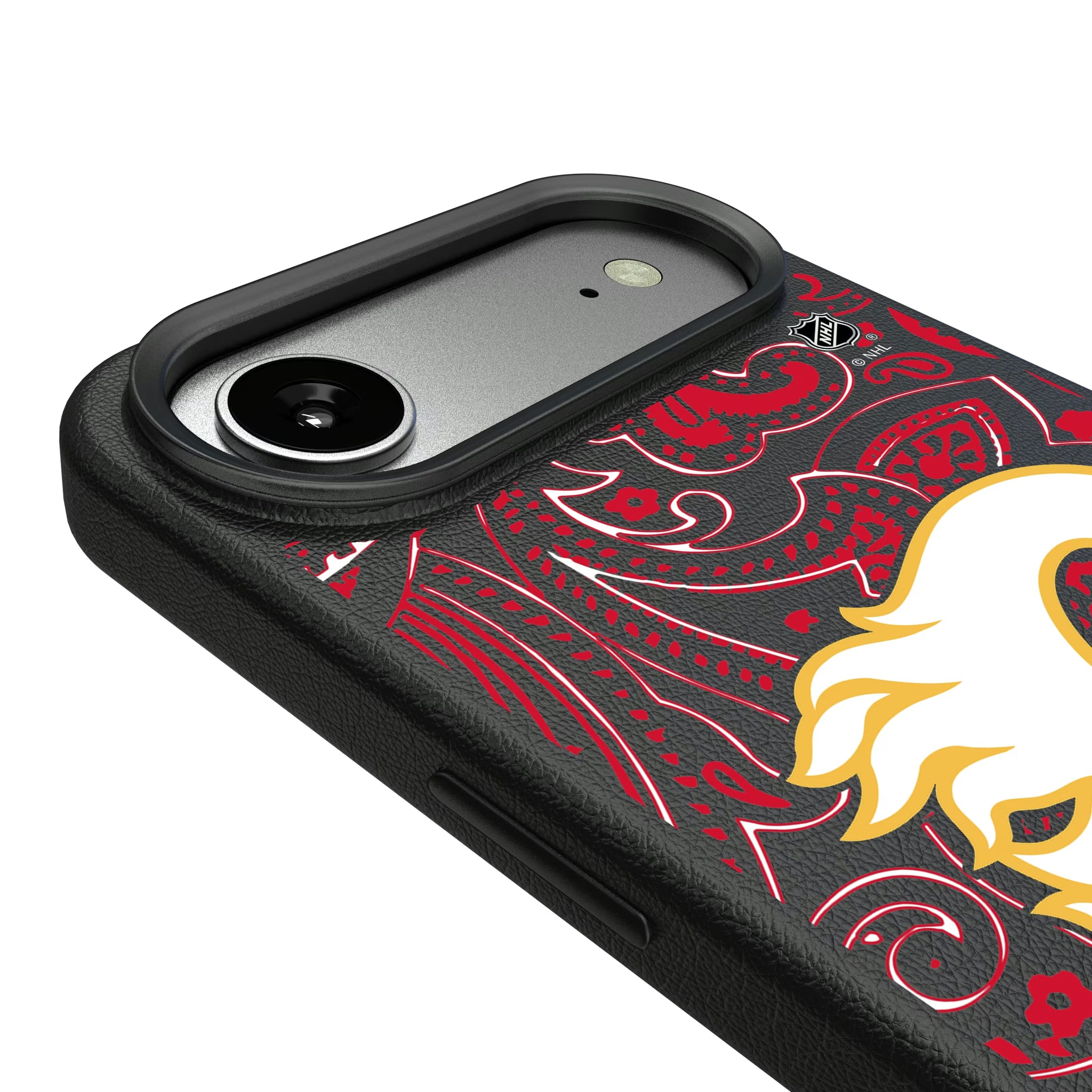 Calgary Flames Paisley iPhone MagSafe Compatible Phone Case for Apple iPhone - Detail#Device_iPhone Air
