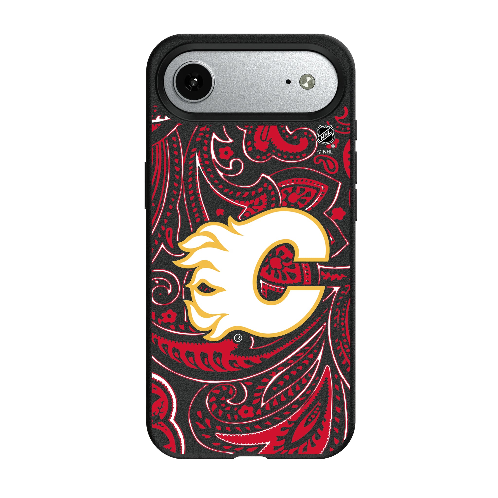 Calgary Flames Paisley iPhone MagSafe Compatible Phone Case for Apple iPhone#Device_iPhone Air