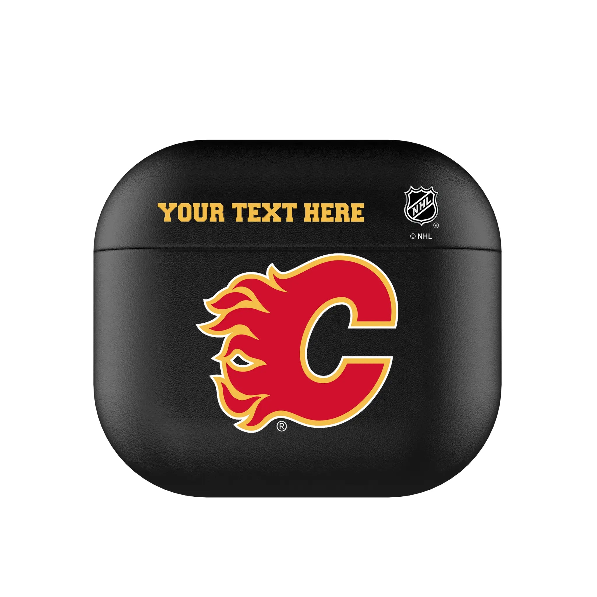 Calgary Flames Personalized Insignia AirPods AirPod Case Cover#Device_AirPods 3rd Gen