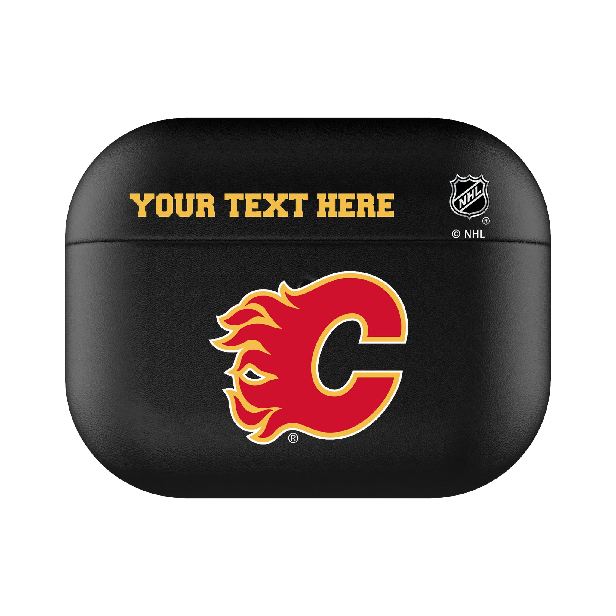 Calgary Flames Personalized Insignia AirPods AirPod Case Cover#Device_AirPods Pro 3
