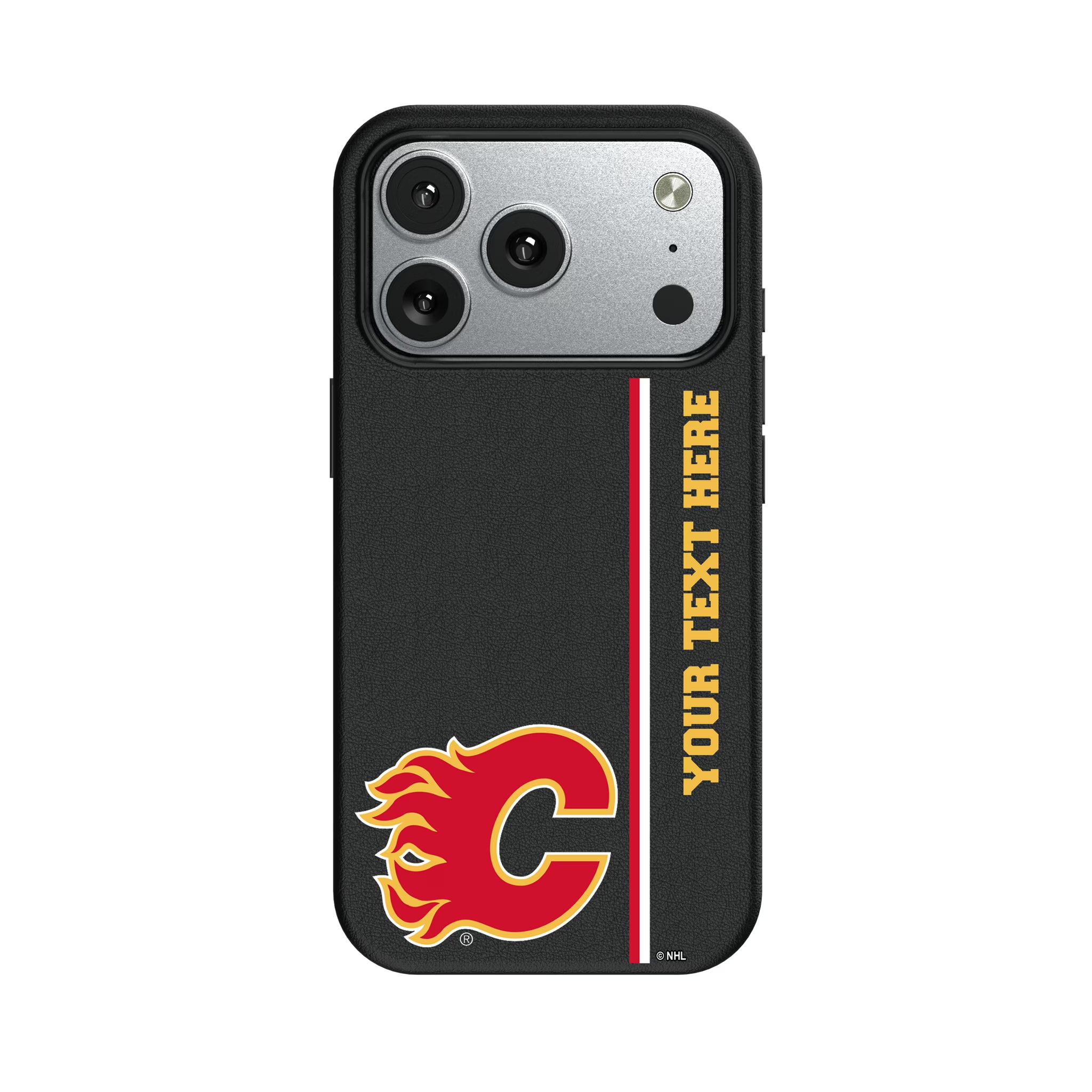 Calgary Flames Personalized Sidebard iPhone MagSafe Compatible Phone Case for Apple iPhone#Device_iPhone 17 Pro