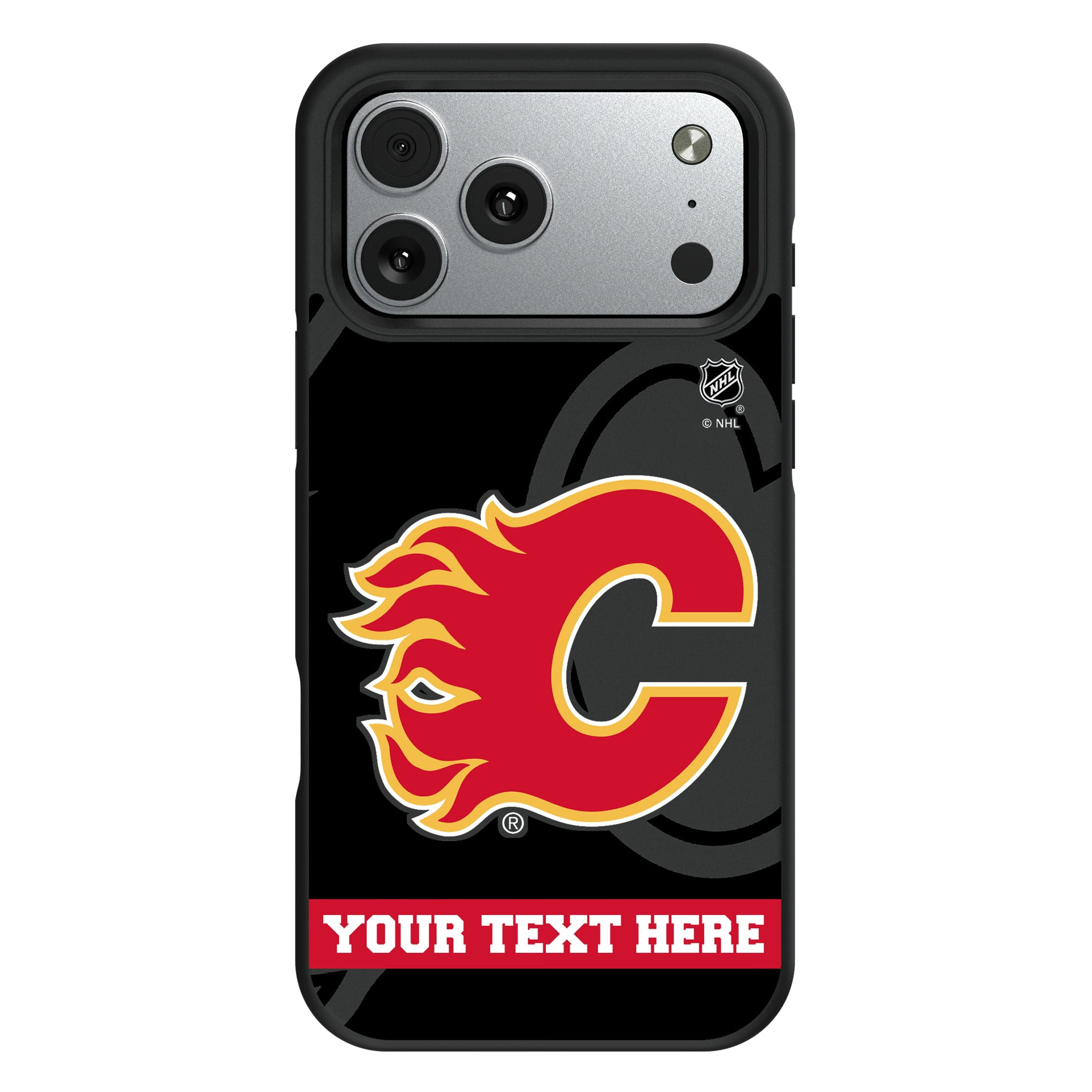 Calgary Flames Personalized Tilt iPhone Bump Phone Case for Apple iPhone#Device_iPhone 17 Pro Max