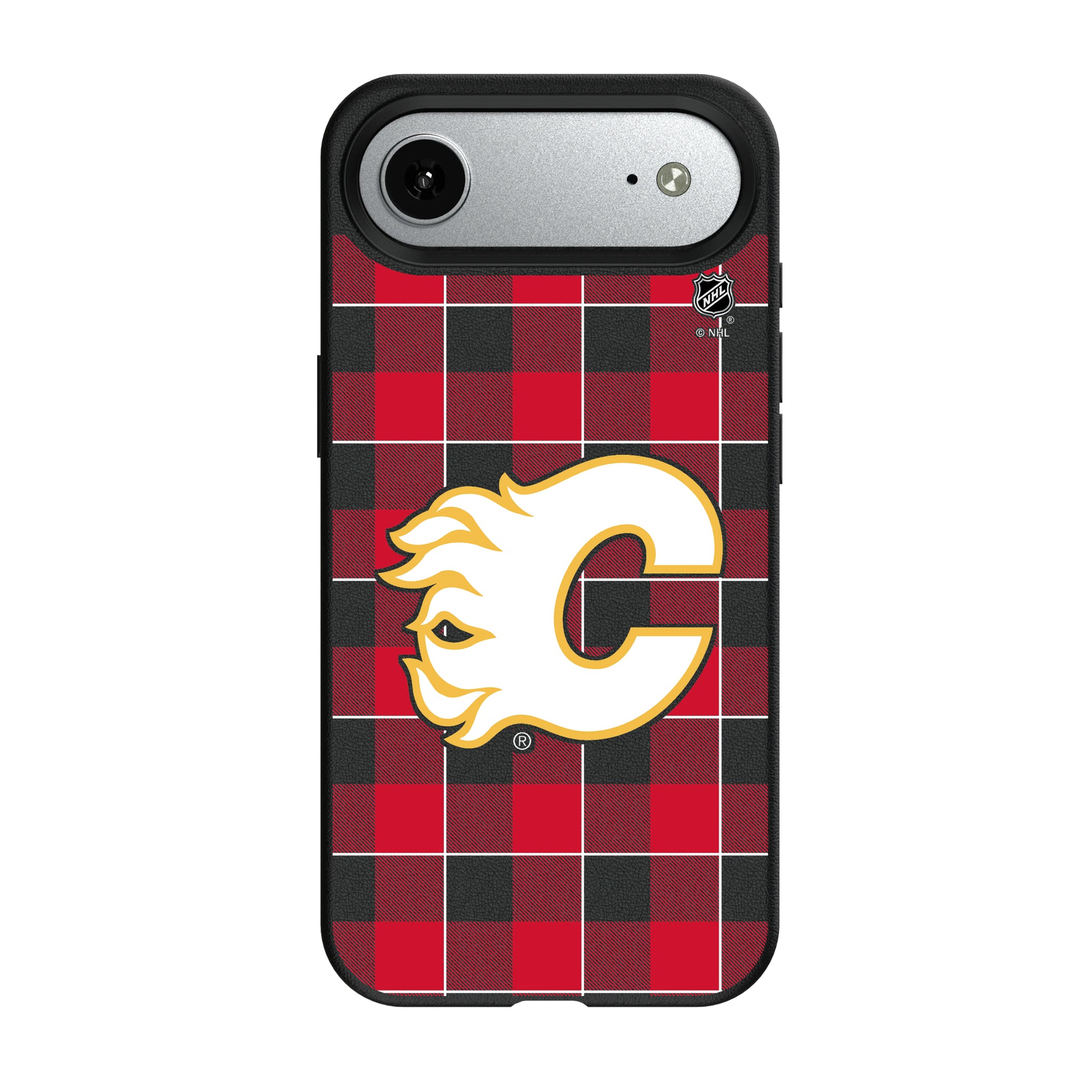 Calgary Flames Plaid iPhone MagSafe Compatible Phone Case for Apple iPhone#Device_iPhone Air