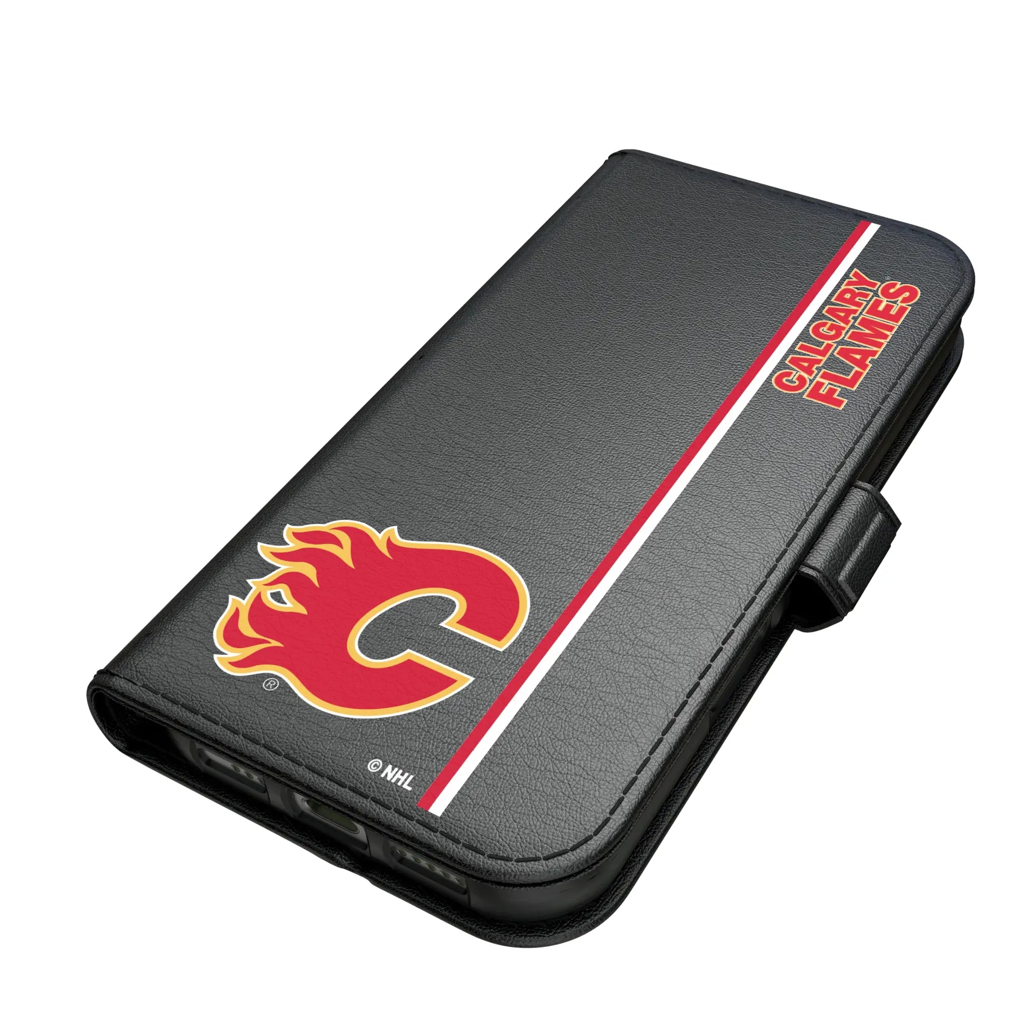 Calgary Flames Sidebar iPhone Folio Phone Case for Apple iPhone#Device_iPhone 17 Pro