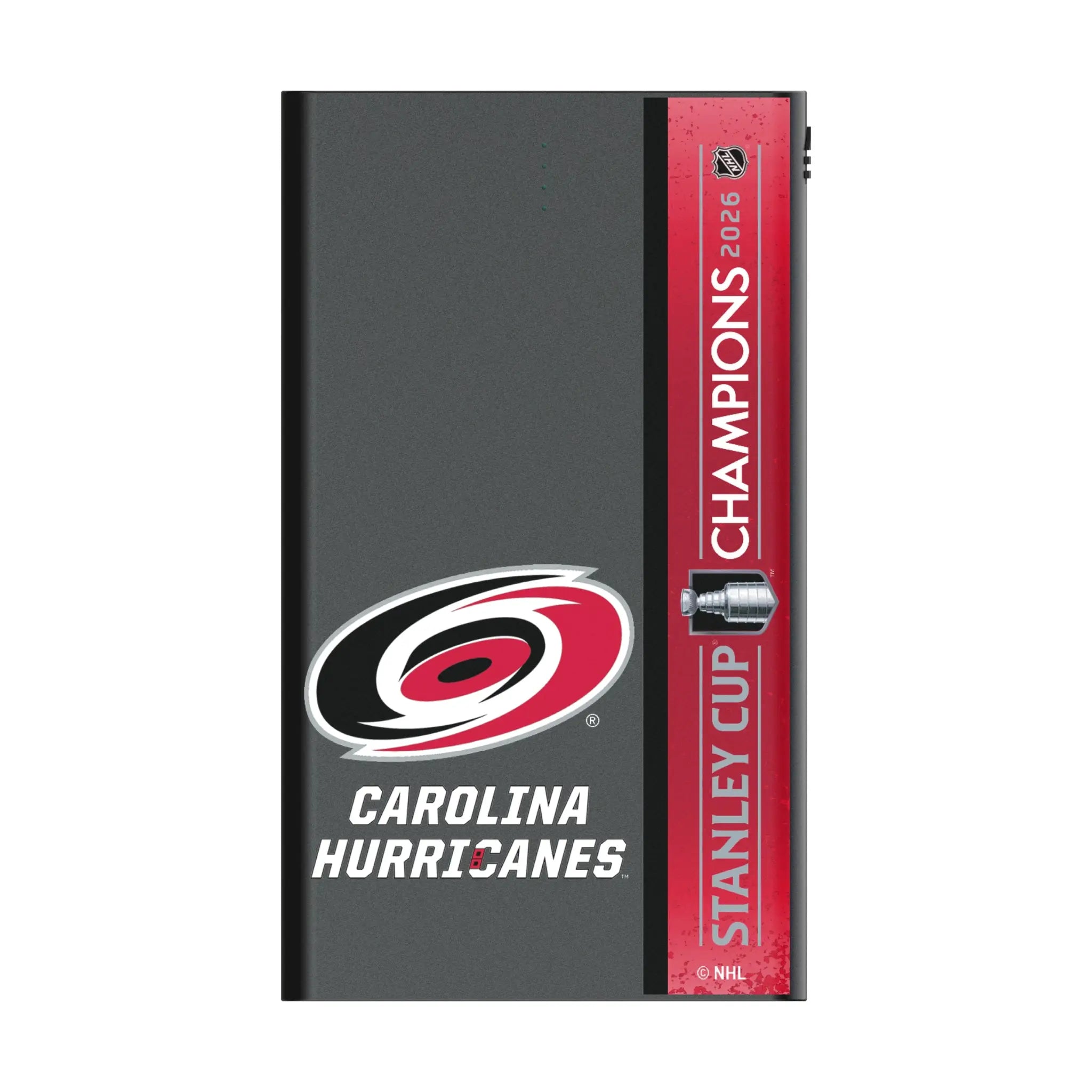 Carolina Hurricanes 2026 Stanley Cup 5000mAh Flat Power Bank