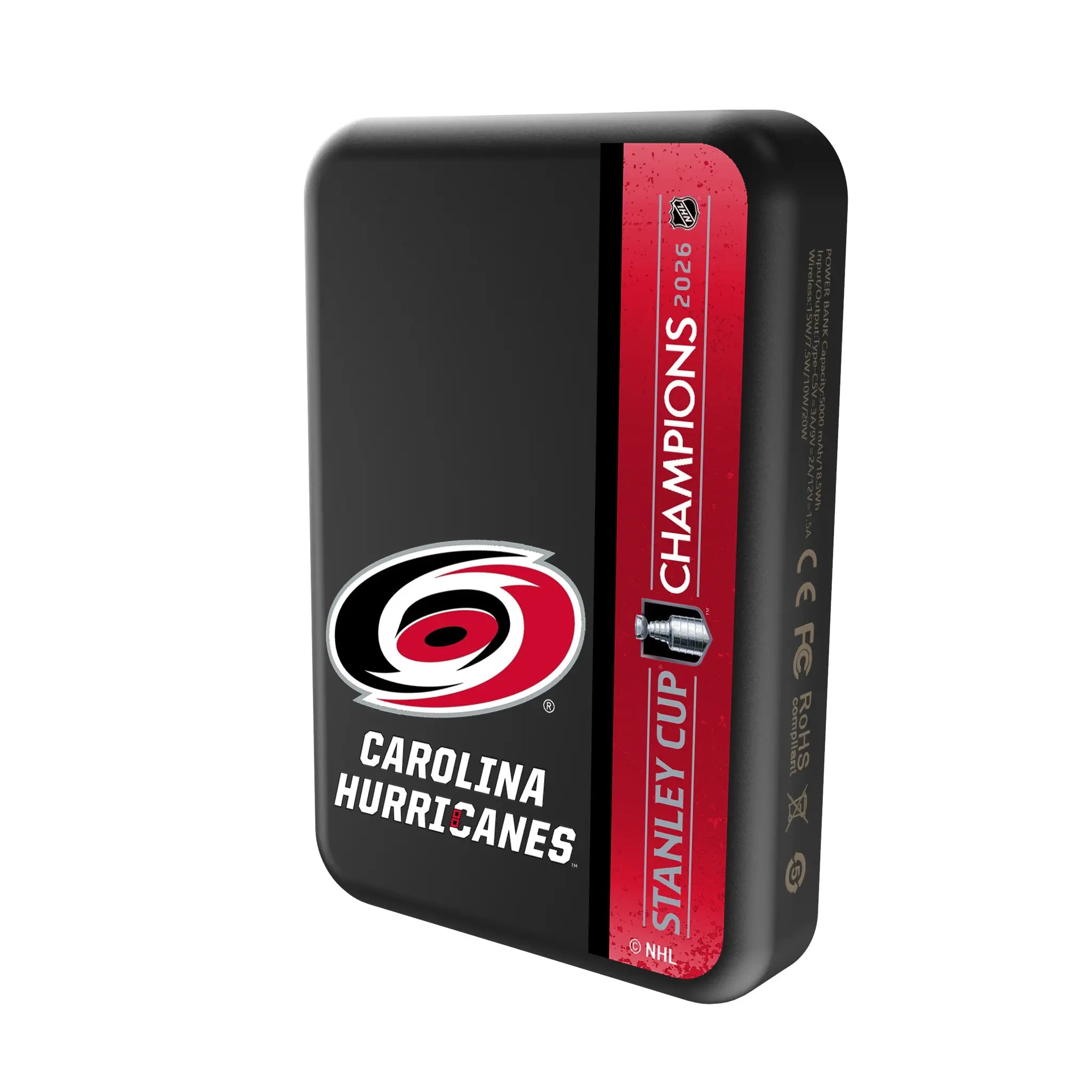 Carolina Hurricanes 2026 Stanley Cup Wireless Mag Power Bank