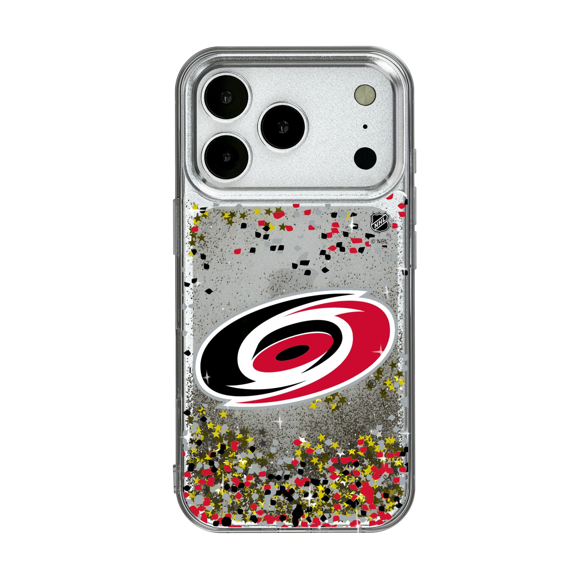 Carolina Hurricanes Confetti iPhone Glitter Phone Case for Apple iPhone