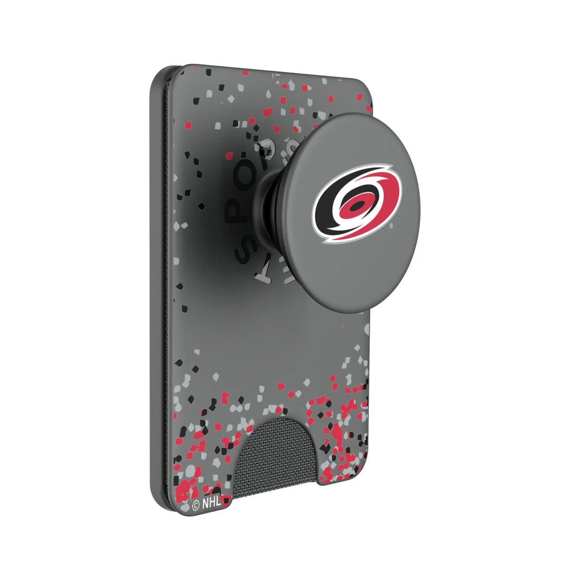 Carolina Hurricanes Confetti Popsockets Wallet Magnetic