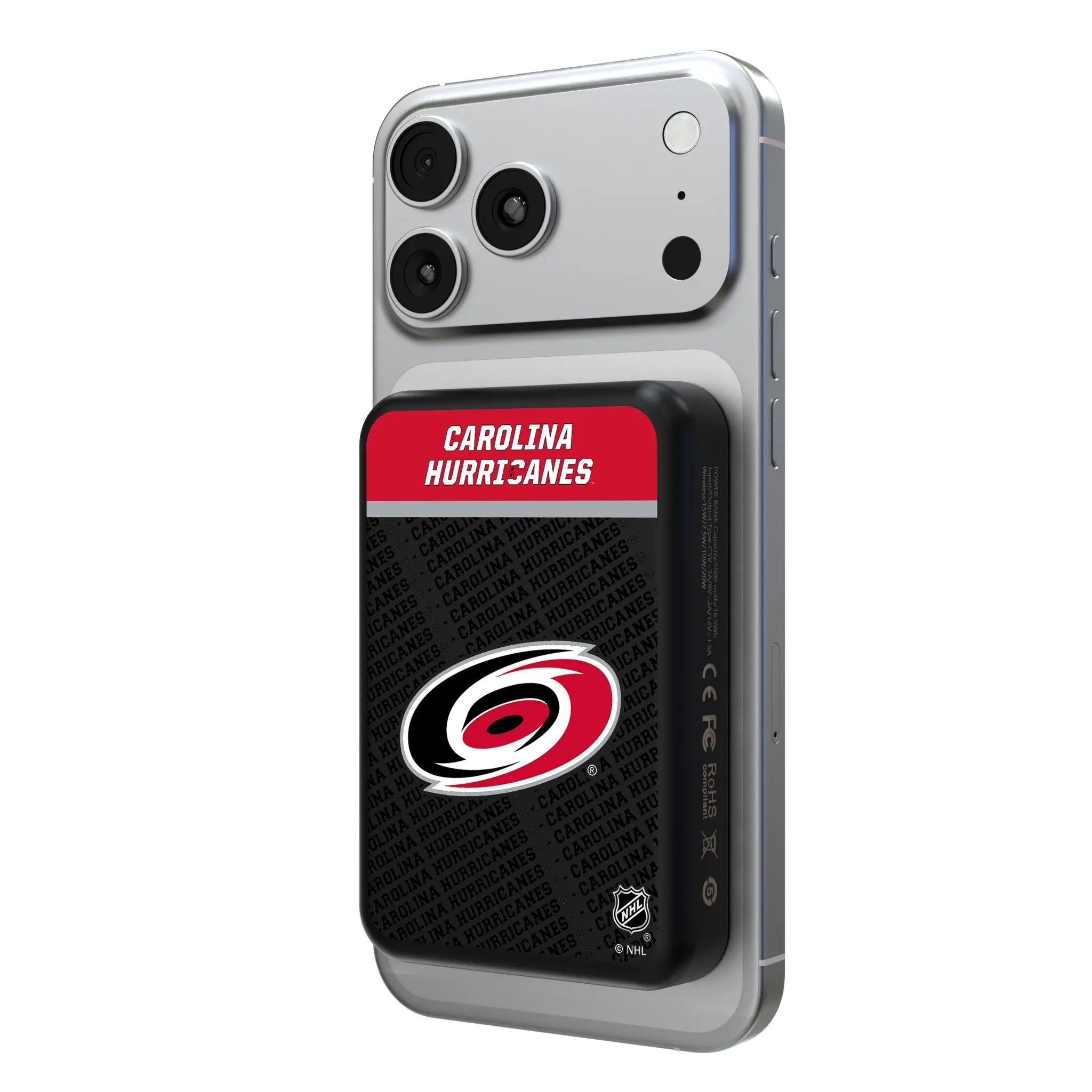 Carolina Hurricanes Endzone Plus Wireless Mag Power Bank