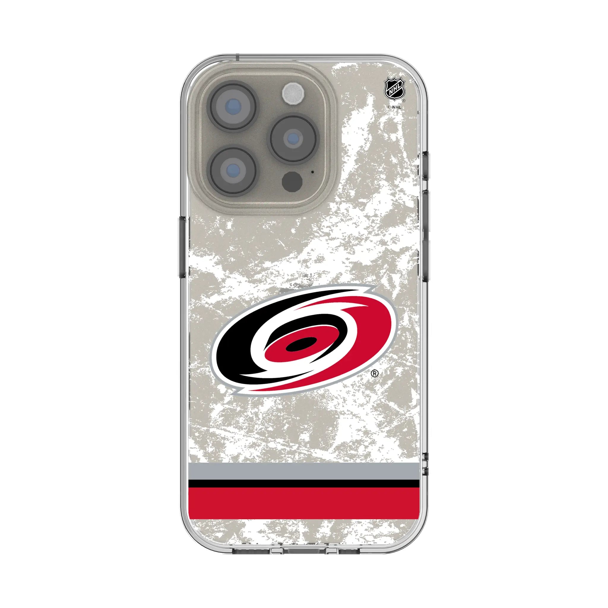 Carolina Hurricanes Ice Stripe iPhone Clear Phone Case for Apple iPhone