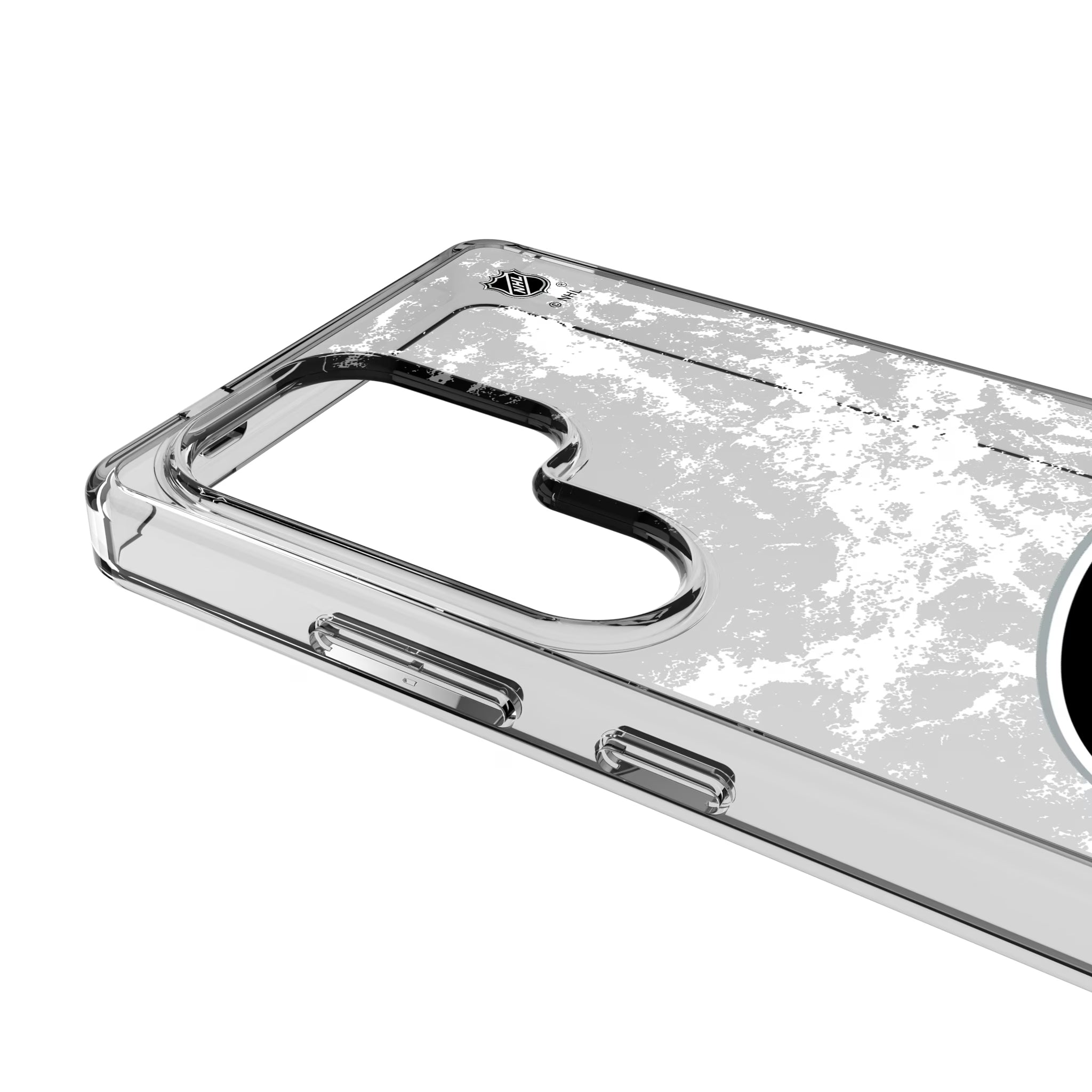 Carolina Hurricanes Ice Stripe Galaxy Clear Phone Case for Samsung Galaxy - Detail