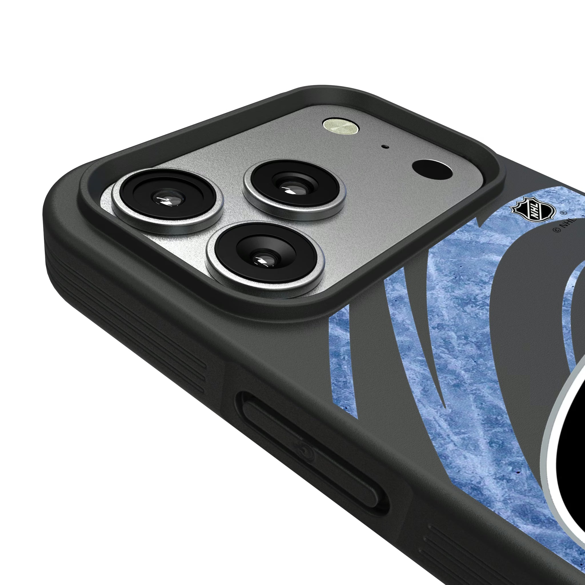 Carolina Hurricanes Ice Tilt iPhone Bump Phone Case for Apple iPhone - Detail#Device_iPhone 17 Pro