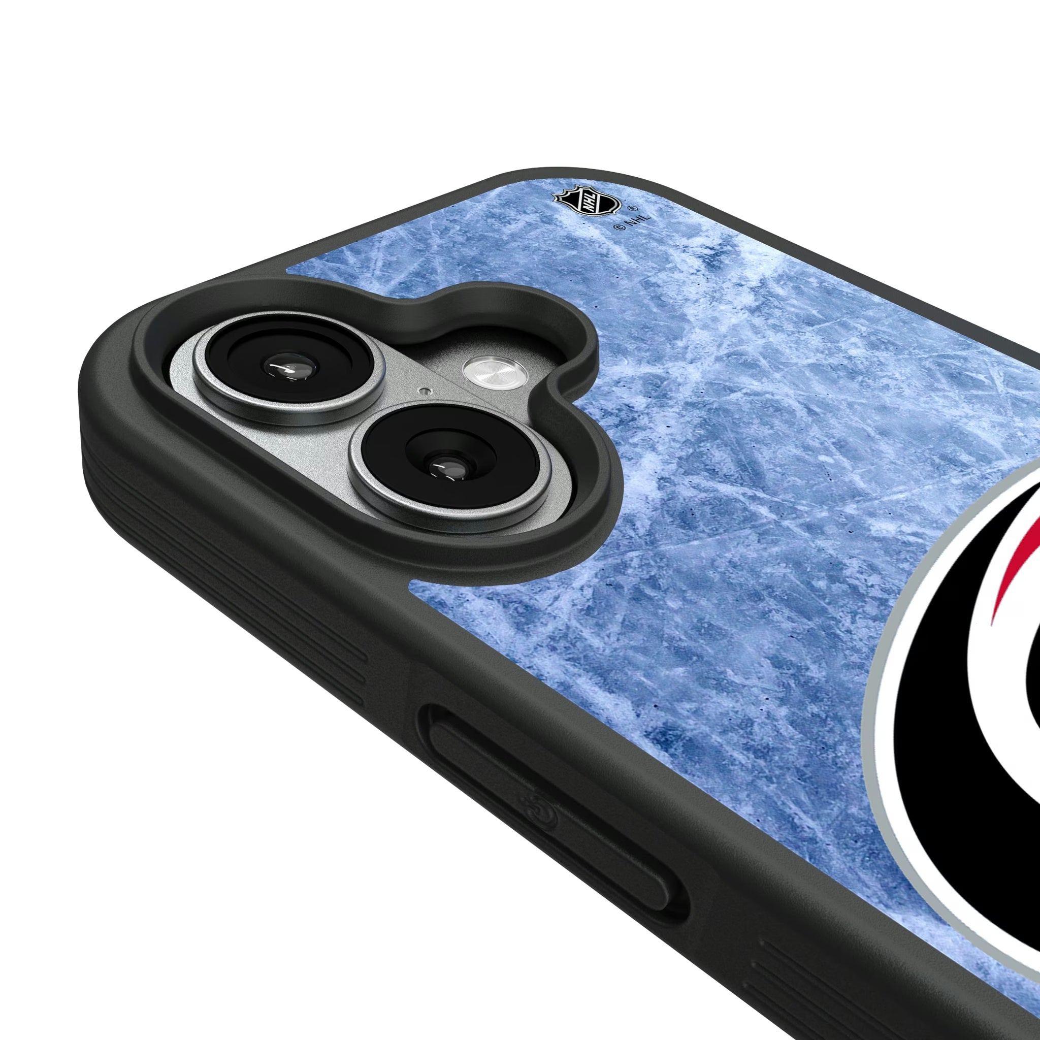 Carolina Hurricanes Ice Wordmark iPhone Bump Phone Case for Apple iPhone - Detail#Device_iPhone 17