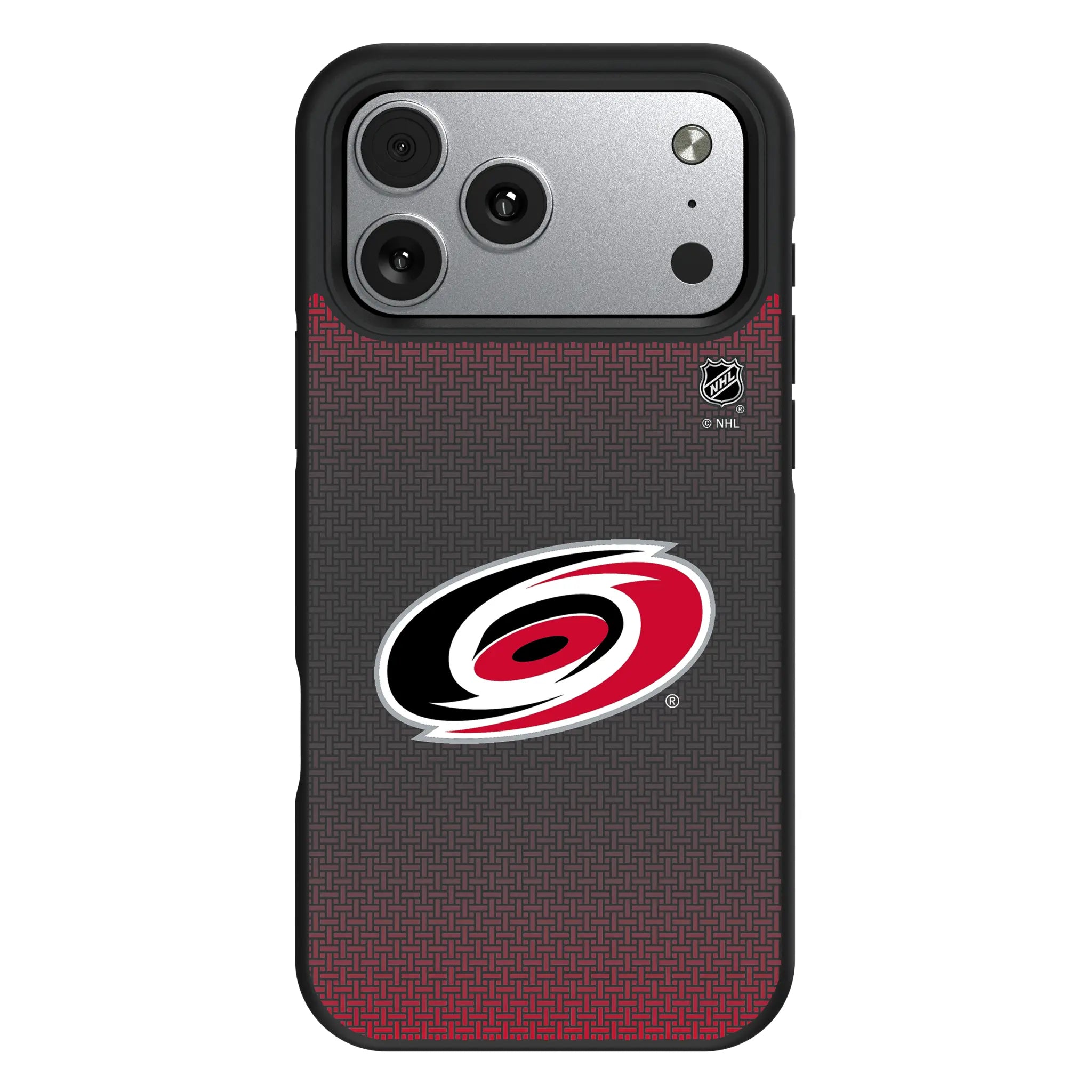 Carolina Hurricanes Linen iPhone Bump Phone Case for Apple iPhone#Device_iPhone 17 Pro Max