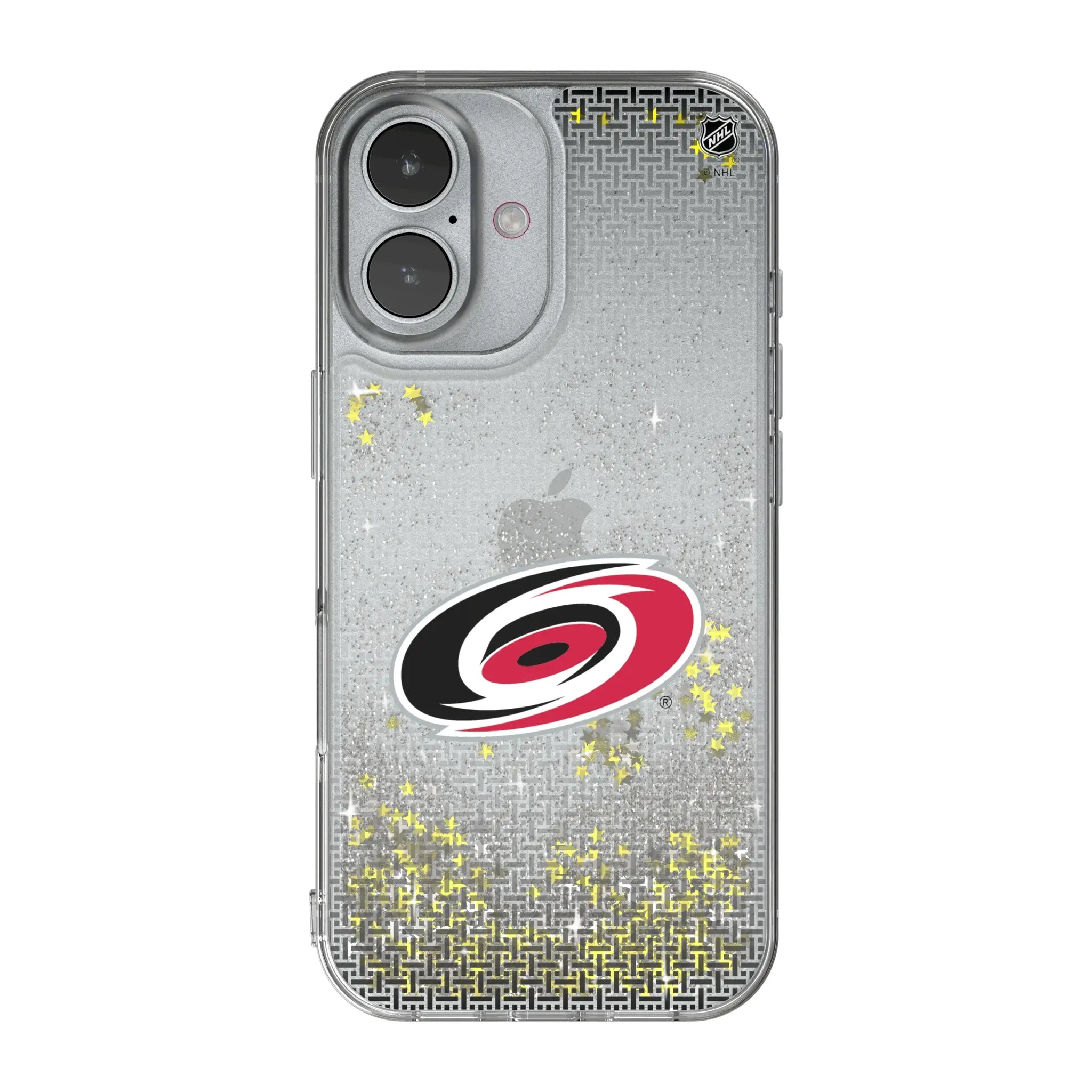 Carolina Hurricanes Linen iPhone Glitter Phone Case for Apple iPhone
