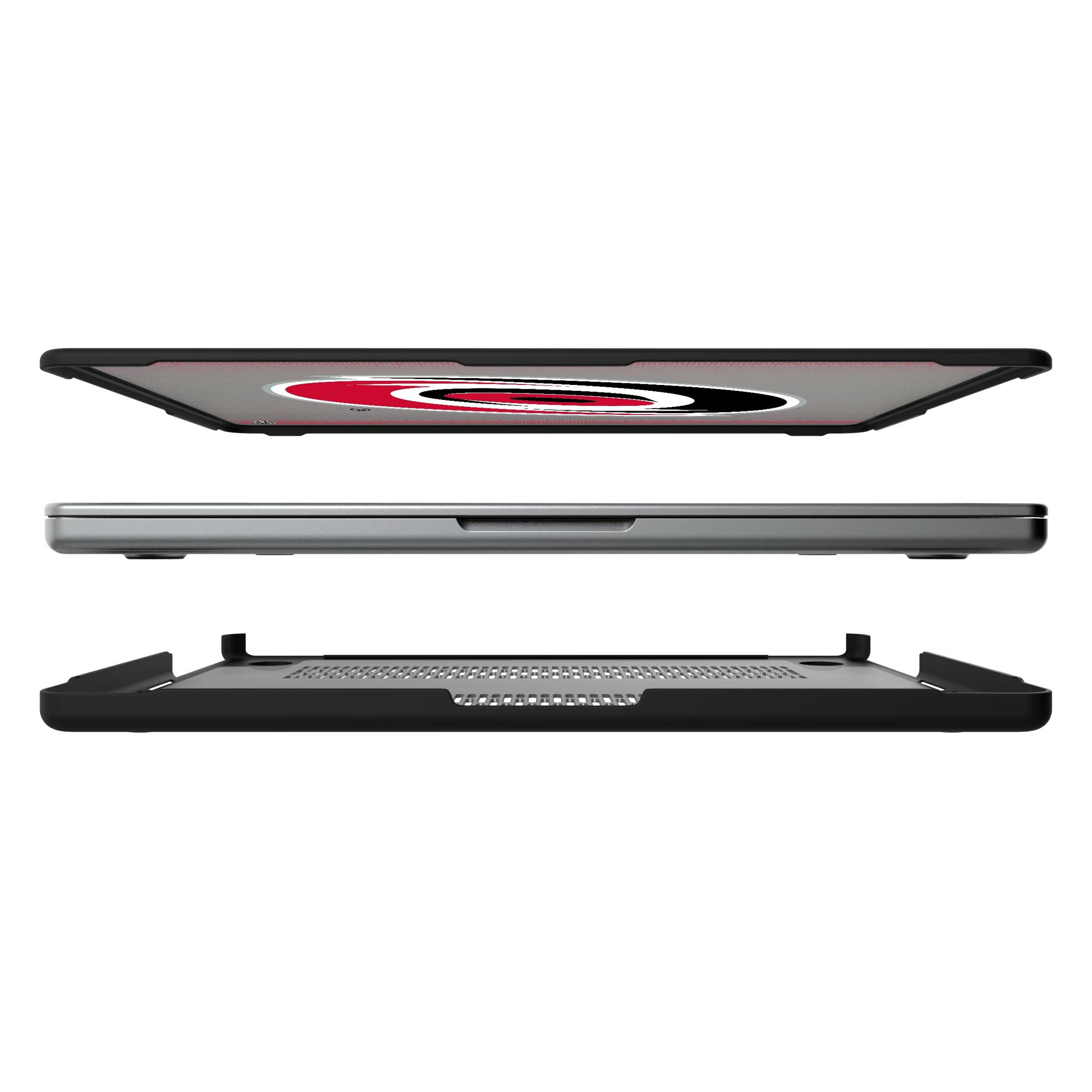 Carolina Hurricanes Linen MacBook Laptop Case for Apple MacBook#Device_MacBook Pro (14-inch, 2021) / MacBook Pro (14-inch, 2023) / MacBook Pro (14-inch, 2024)