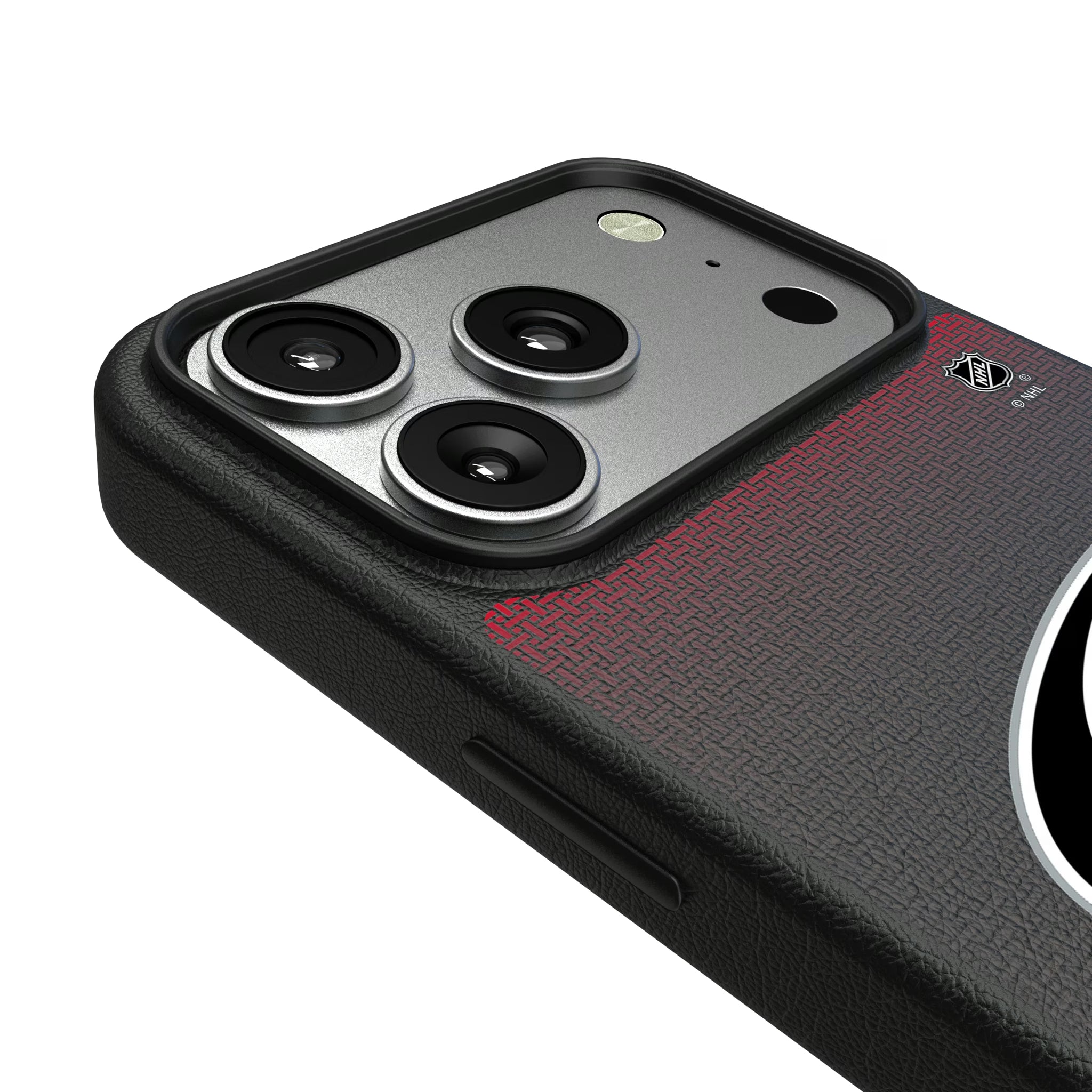 Carolina Hurricanes Linen iPhone MagSafe Compatible Phone Case for Apple iPhone - Detail#Device_iPhone 17 Pro