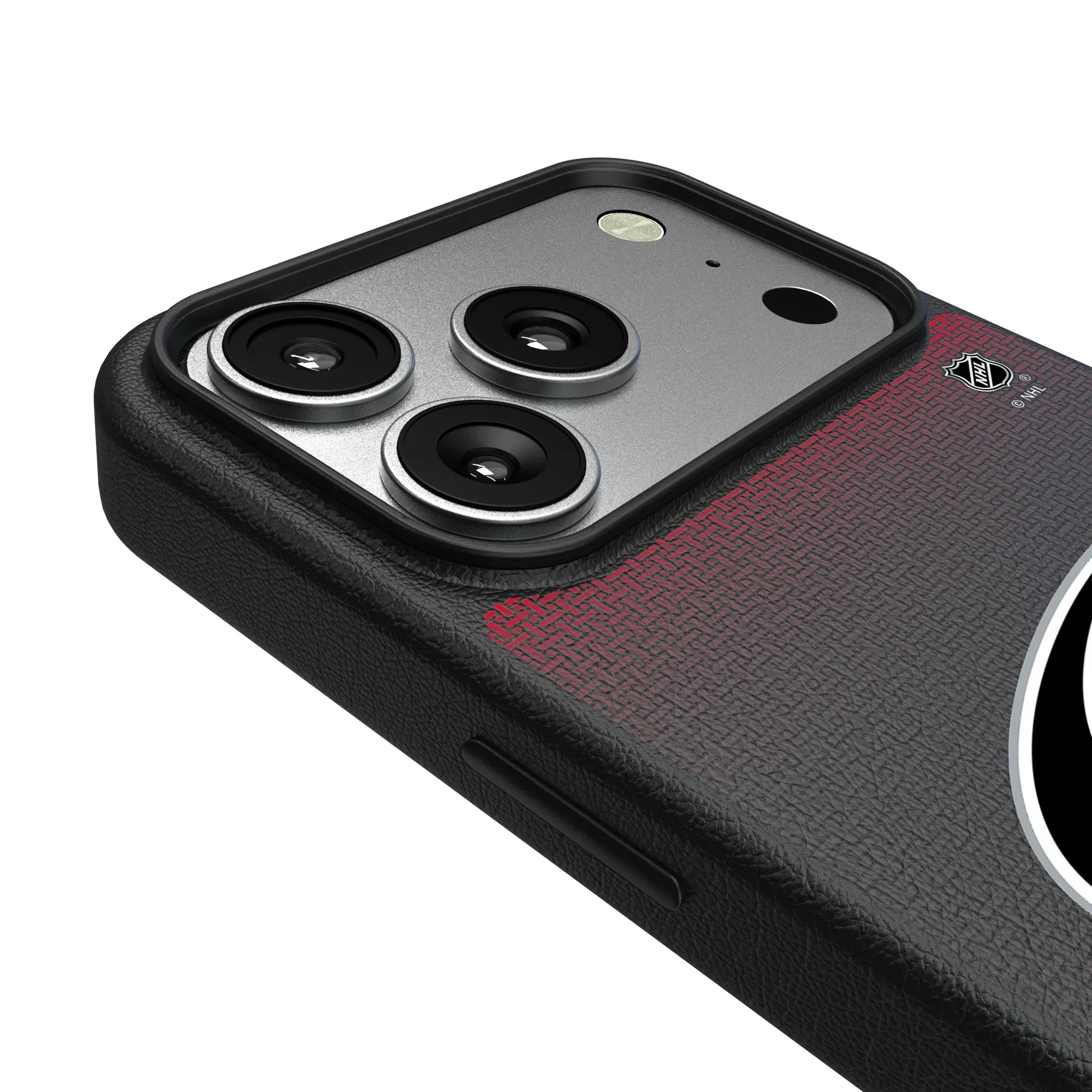 Carolina Hurricanes Linen iPhone MagSafe Compatible Phone Case for Apple iPhone - Detail#Device_iPhone 17 Pro