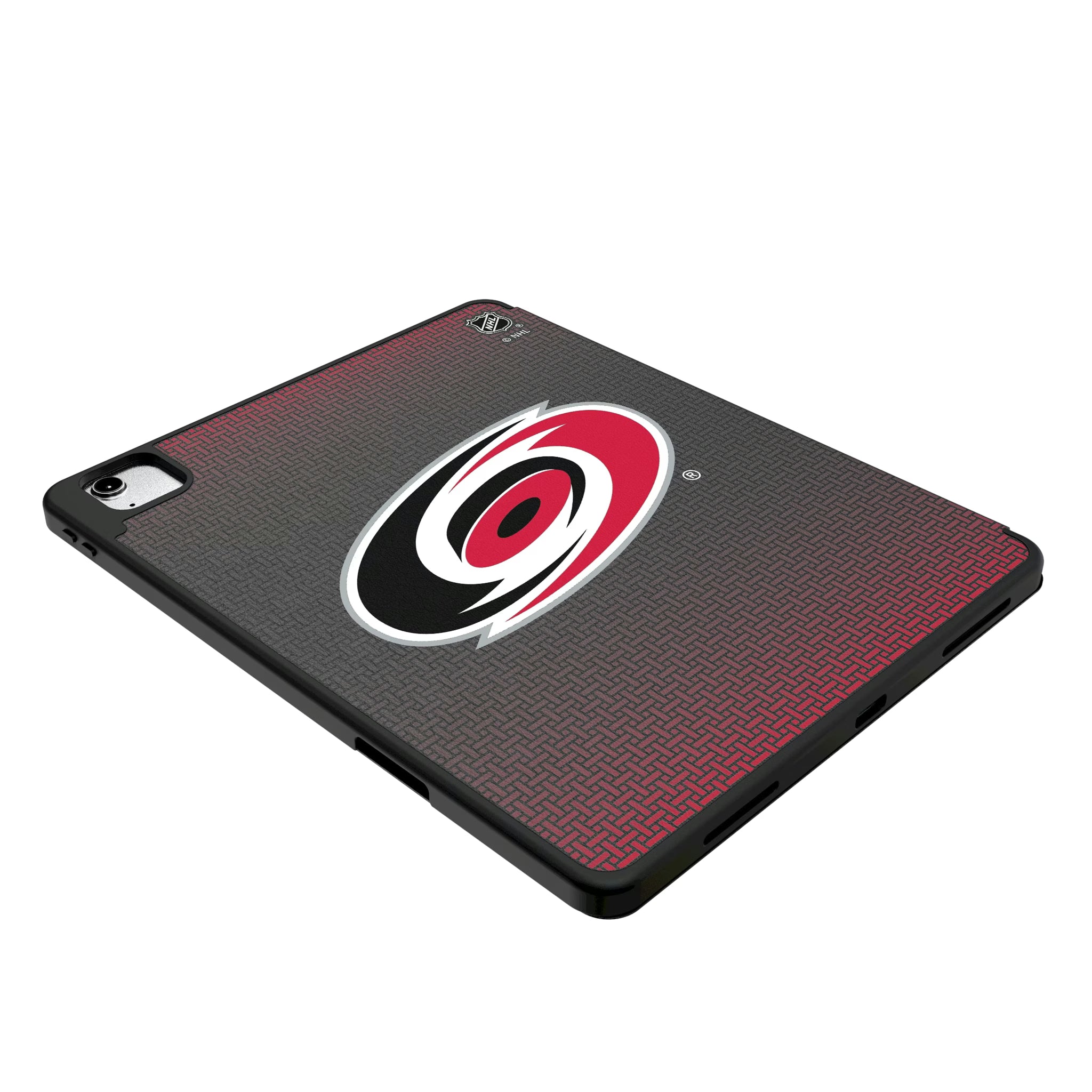 Carolina Hurricanes Linen iPad Tablet Case for Apple iPad - Isometric View