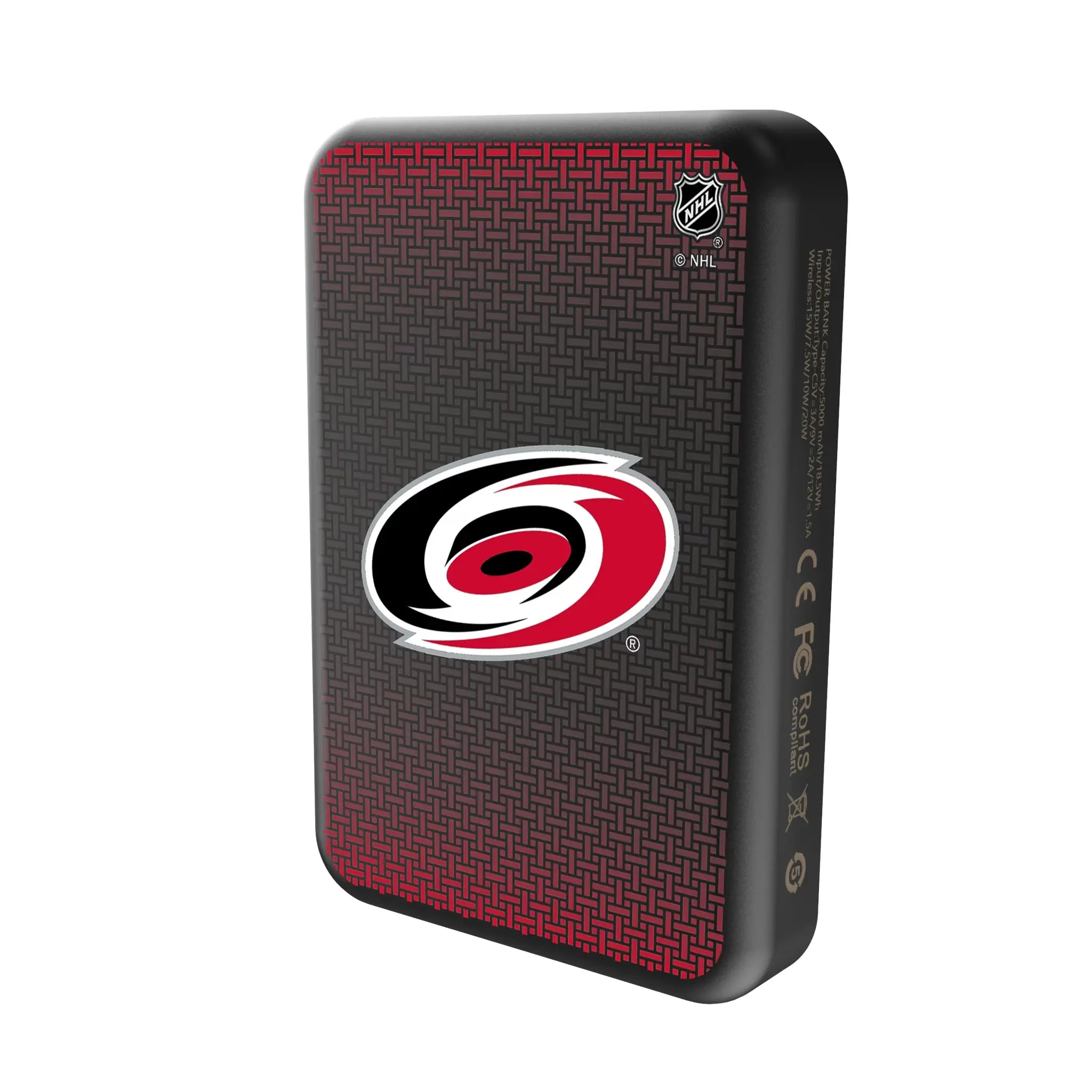 Carolina Hurricanes Linen Wireless Mag Power Bank