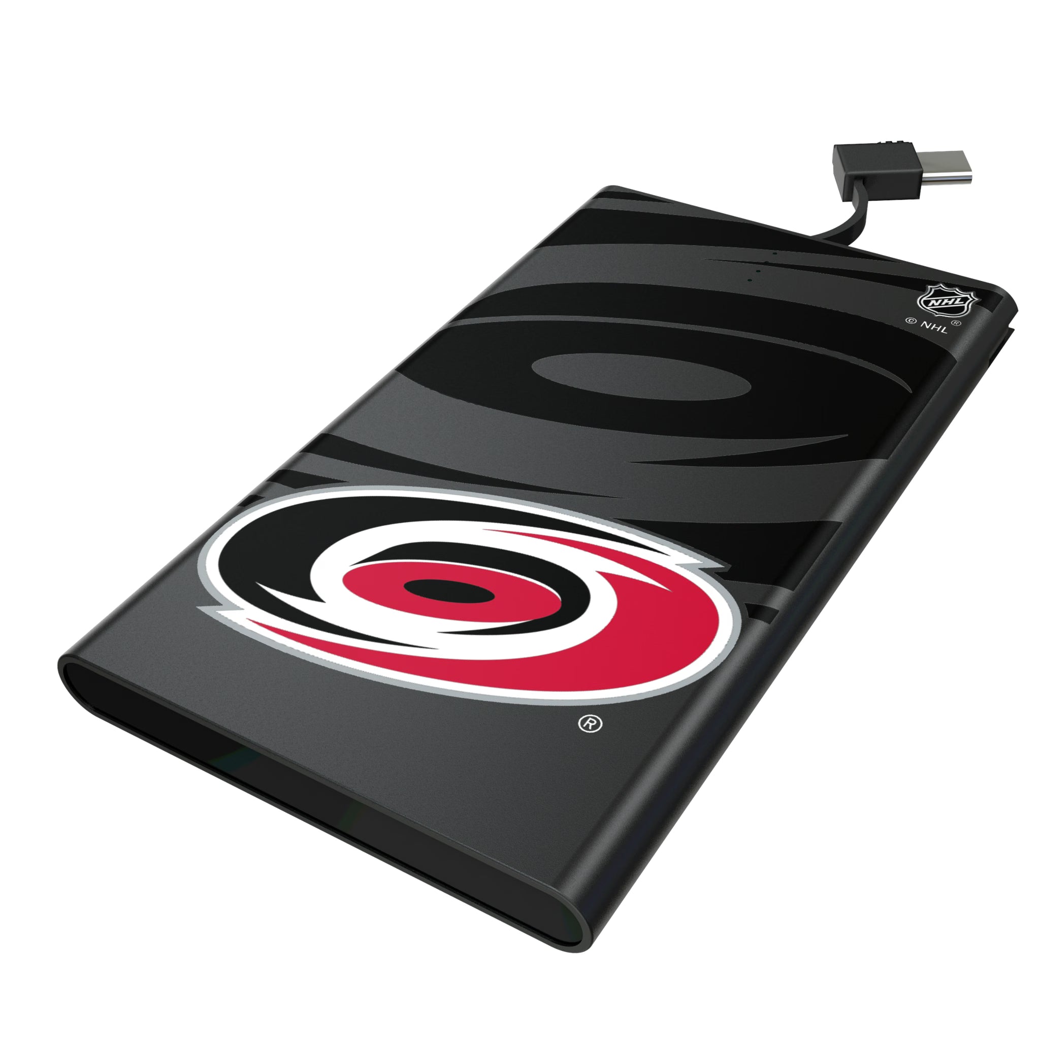 Carolina Hurricanes Monocolor Tilt 5000mAh Flat Powerbank