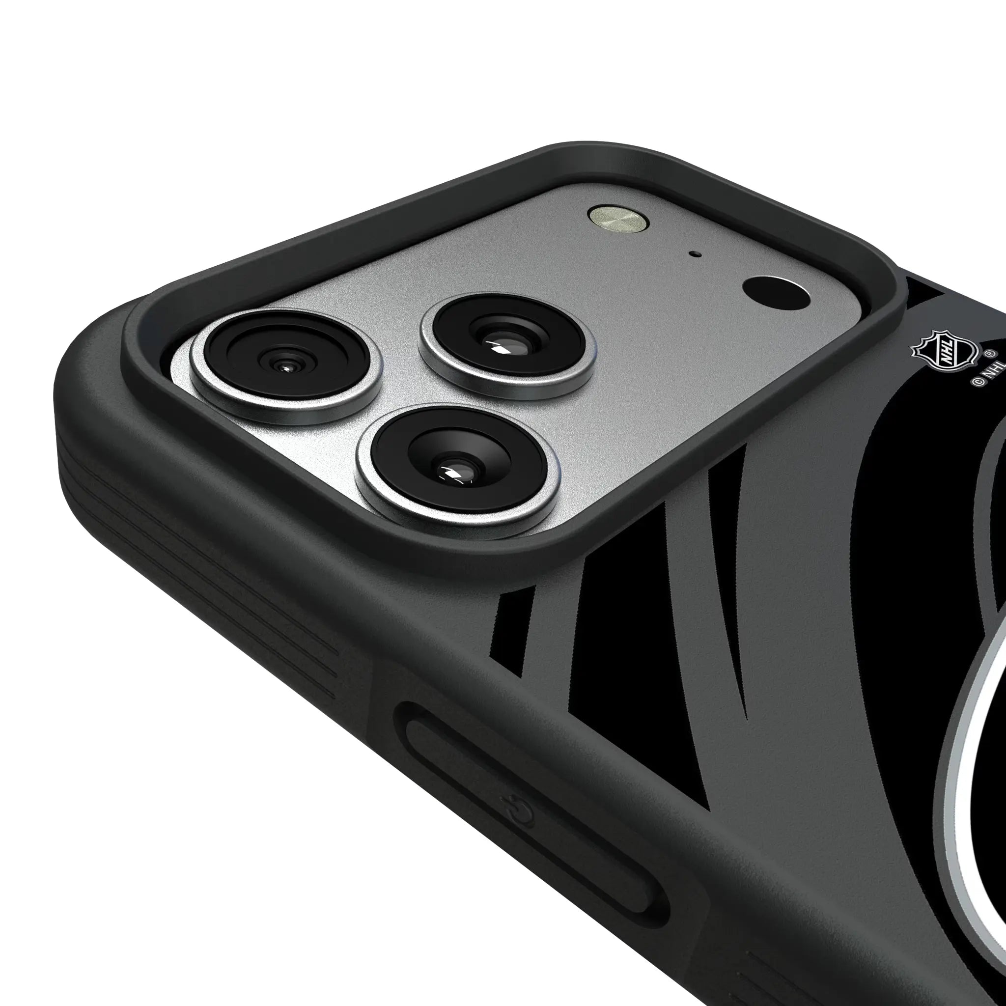 Carolina Hurricanes Monocolor Tilt iPhone Bump Phone Case for Apple iPhone - Detail#Device_iPhone 17 Pro Max