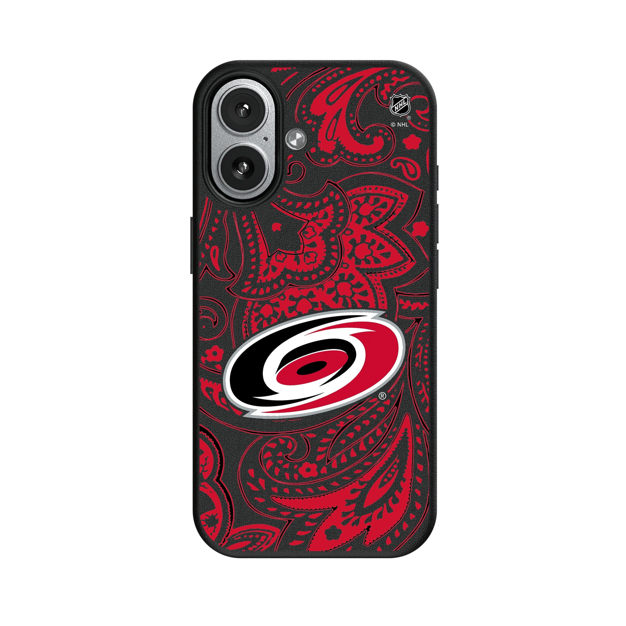 Carolina Hurricanes Paisley iPhone MagSafe Compatible Phone Case for Apple iPhone#Device_iPhone 17
