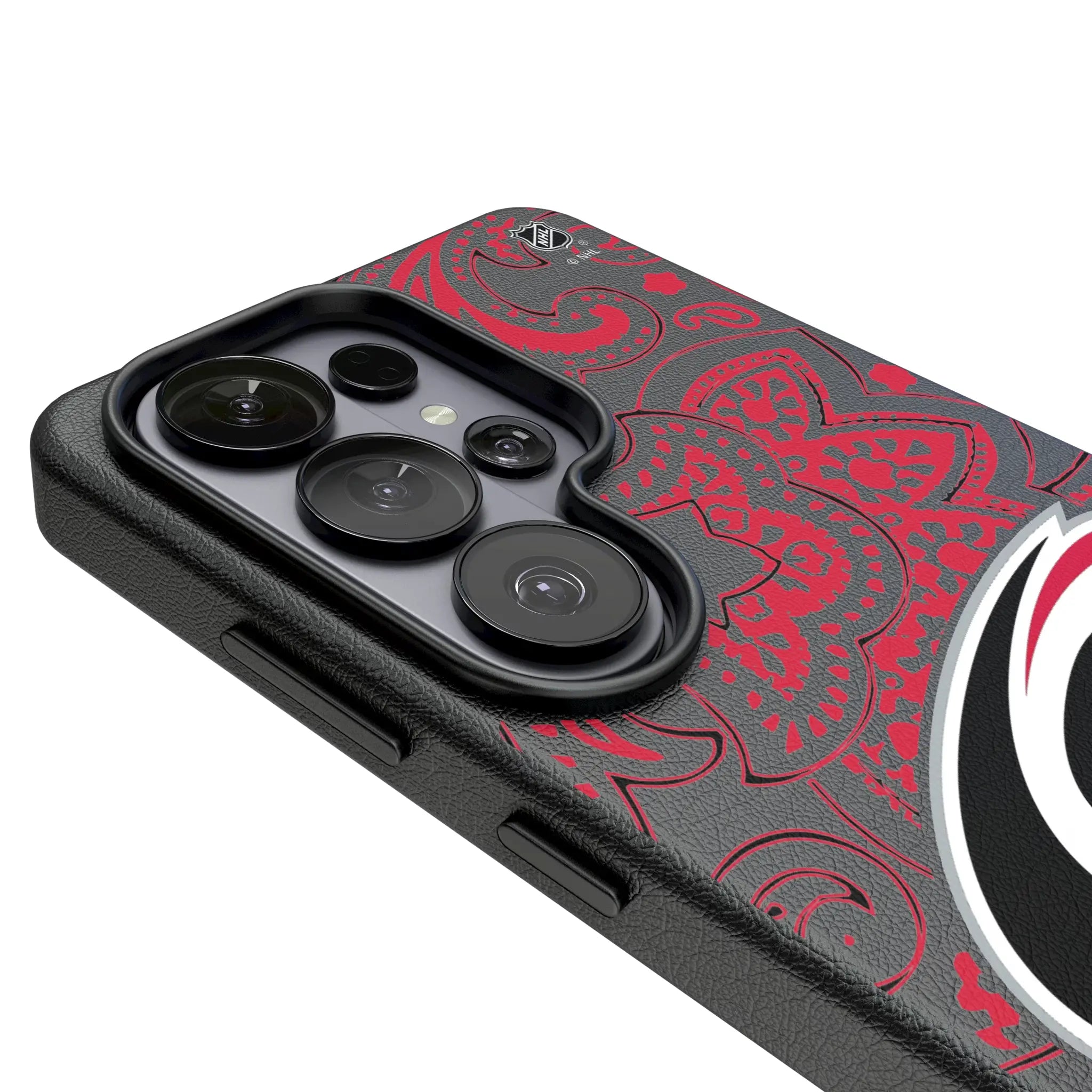 Carolina Hurricanes Paisley Galaxy MagSafe Compatible Phone Case for Samsung Galaxy - Detail#Device_Galaxy S26 Ultra