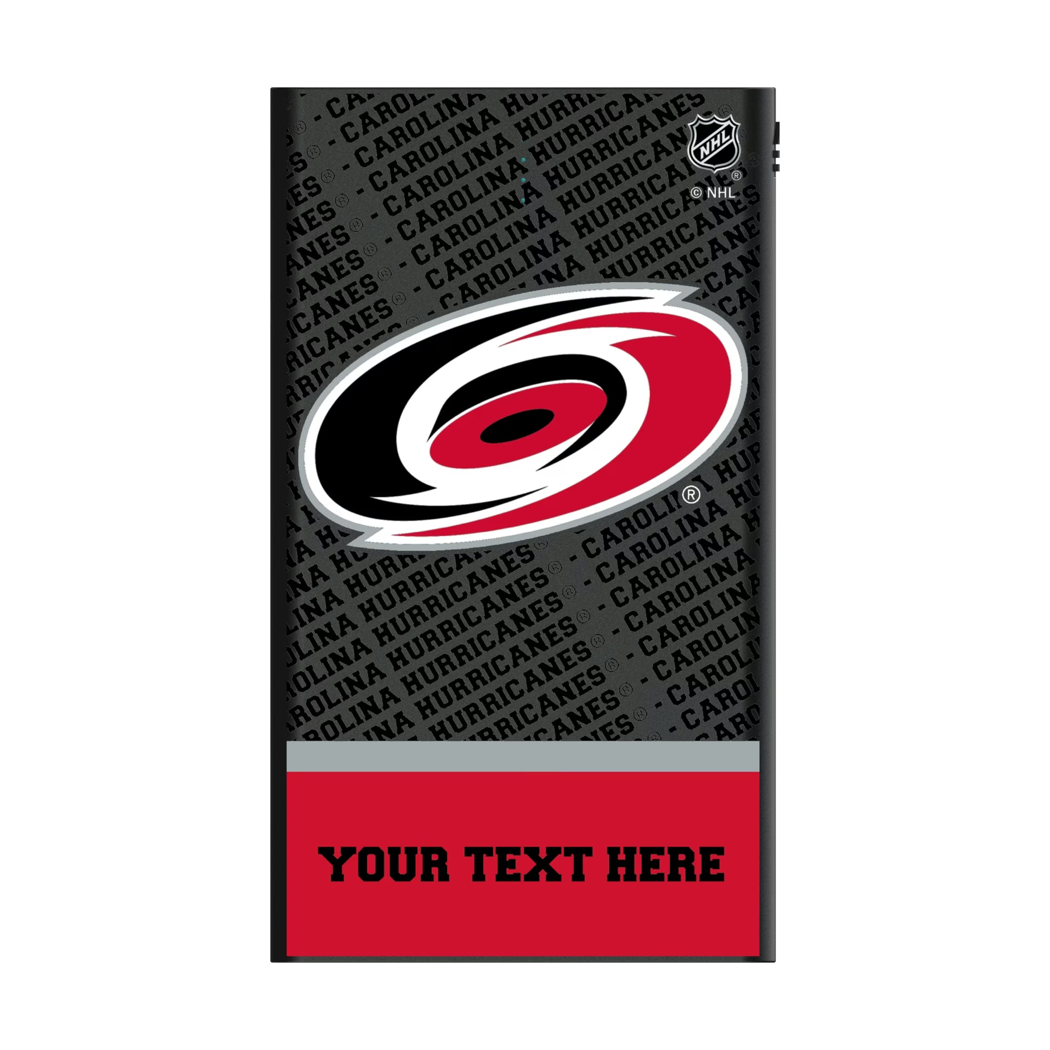 Carolina Hurricanes Personalized EndZone Plus 5000mAh Flat Powerbank