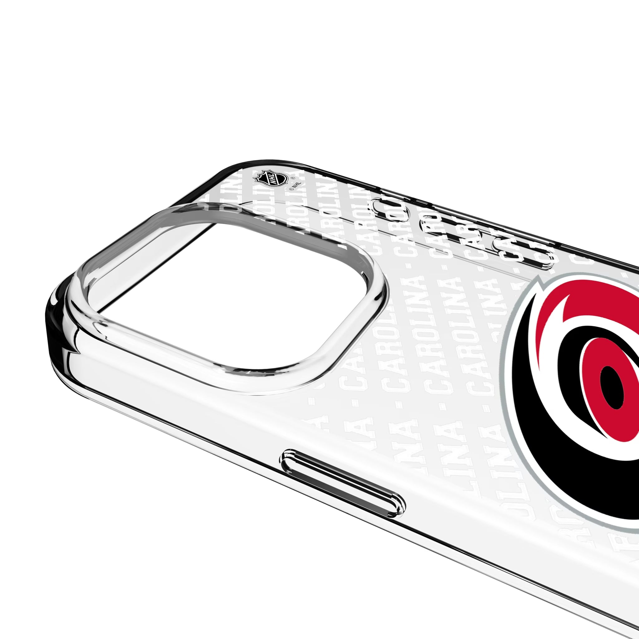 Carolina Hurricanes Personalized EndZone Plus iPhone Clear Phone Case for Apple iPhone - Detail
