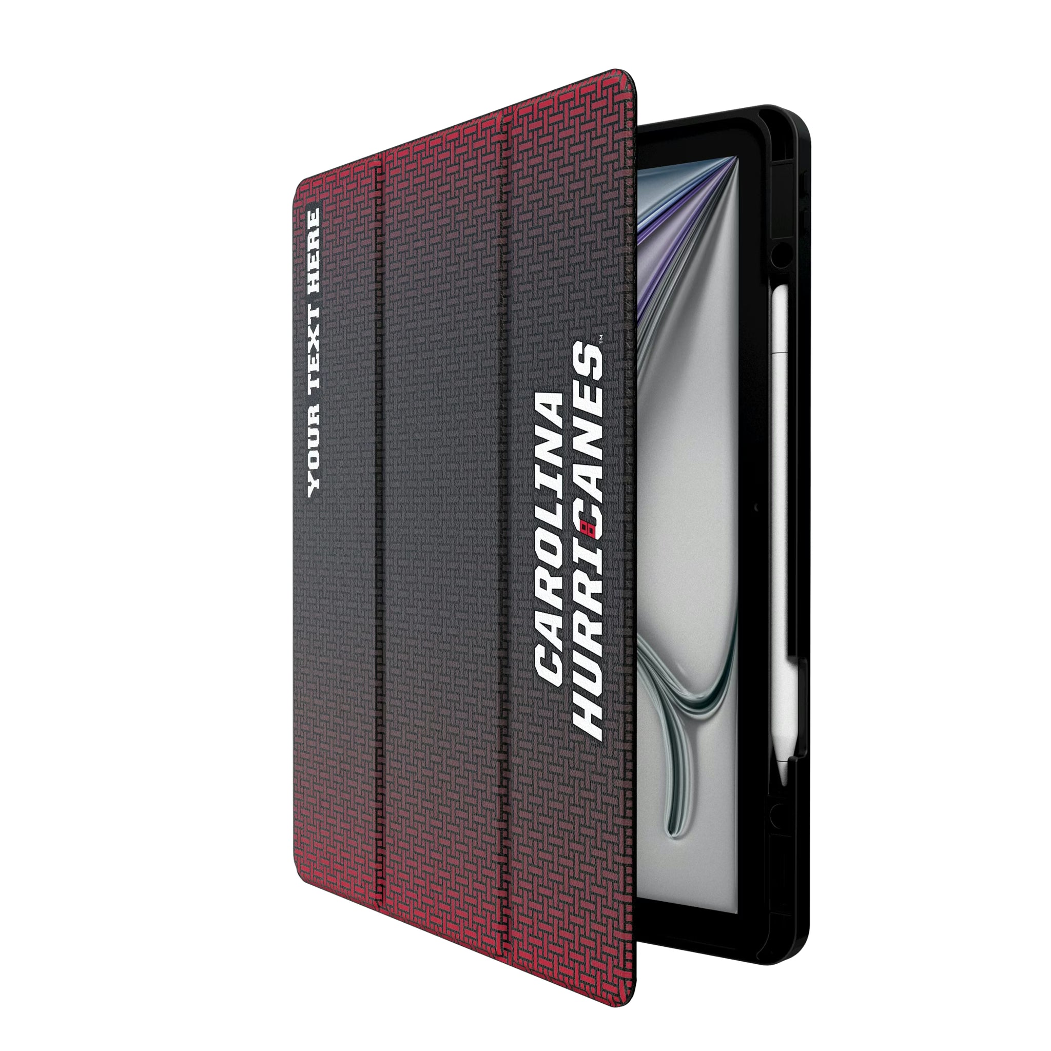Carolina Hurricanes Personalized Linen iPad Tablet Case for Apple iPad