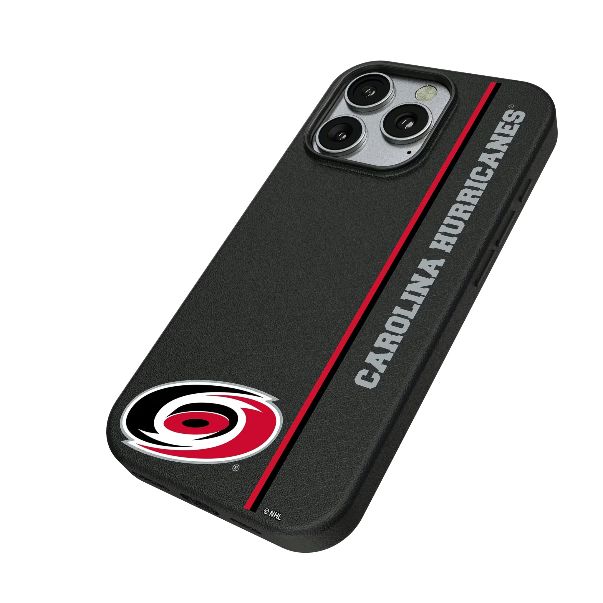 Carolina Hurricanes Personalized Sidebard iPhone MagSafe Compatible Phone Case for Apple iPhone - Isometric View