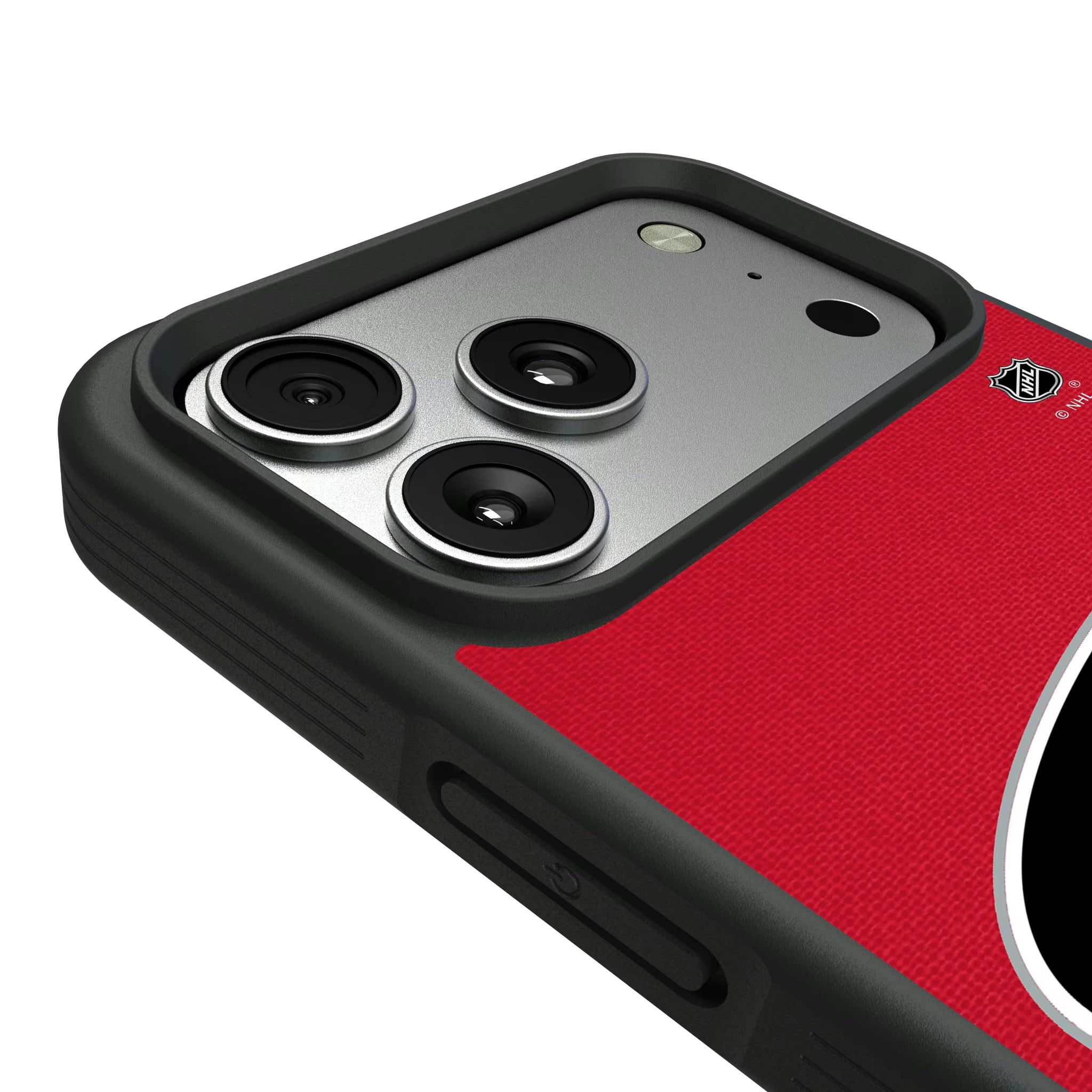 Carolina Hurricanes Personalized Stripe iPhone Bump Phone Case for Apple iPhone - Detail#Device_iPhone 17 Pro Max