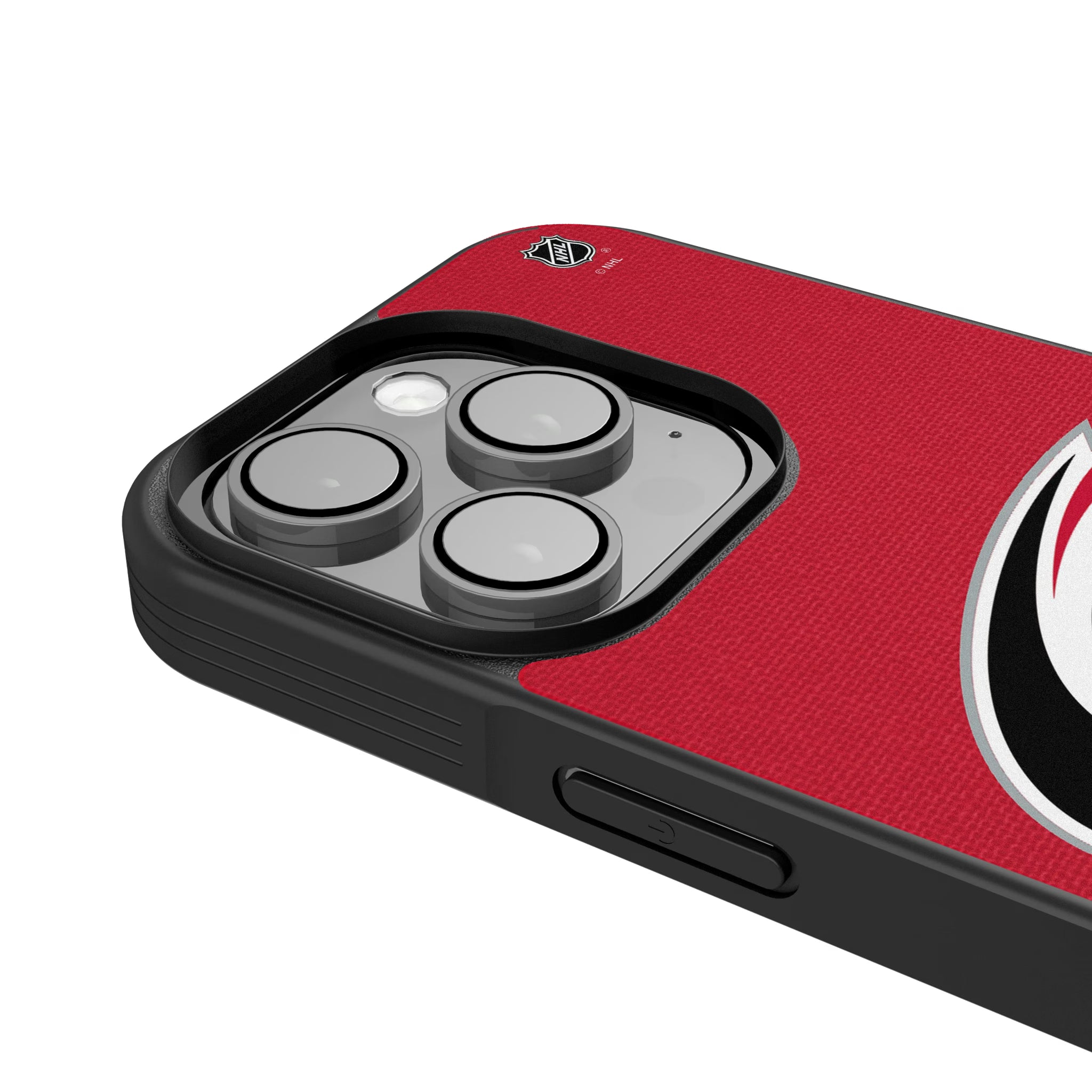 Carolina Hurricanes Personalized Stripe iPhone Bump Phone Case for Apple iPhone - Detail