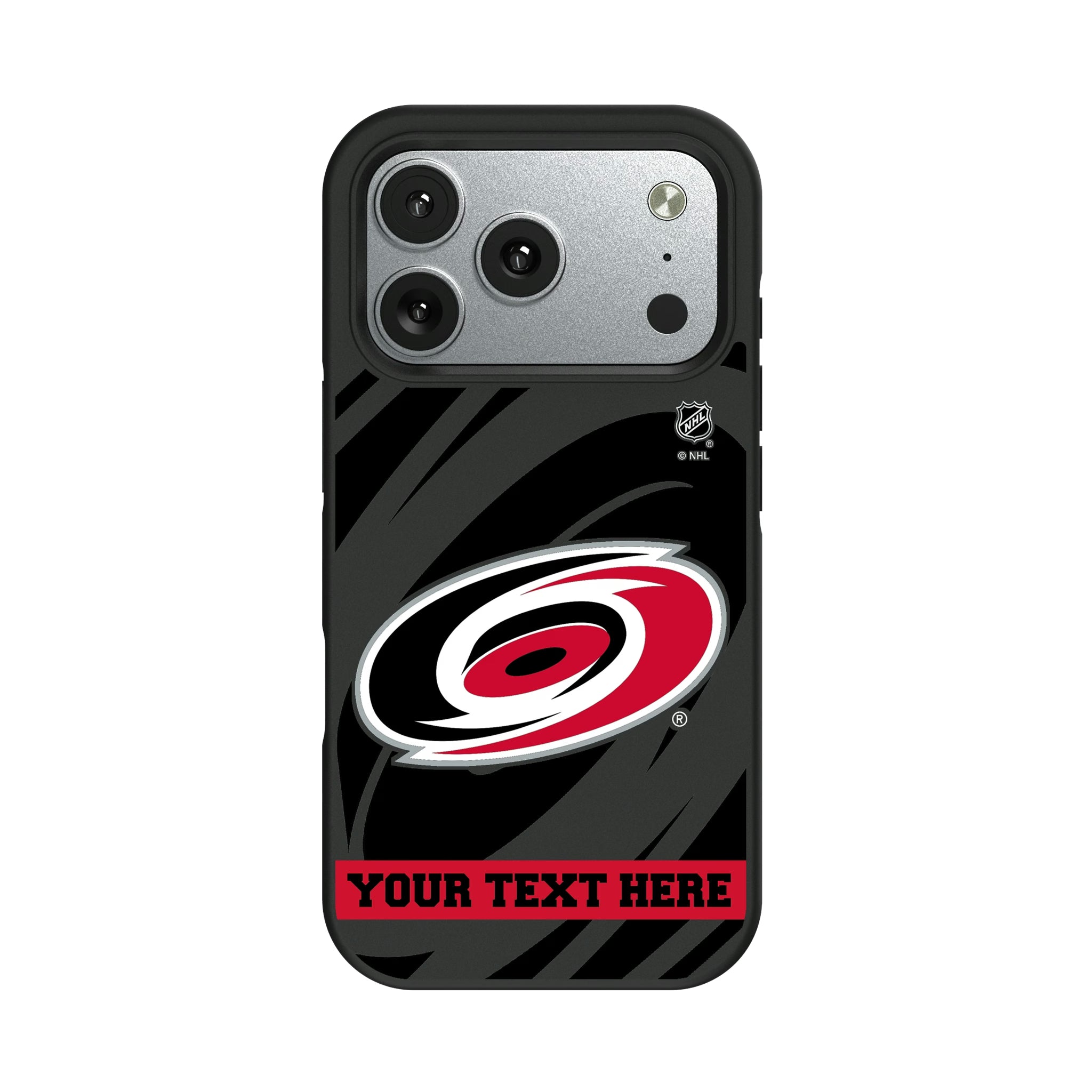 Carolina Hurricanes Personalized Tilt iPhone Bump Phone Case for Apple iPhone#Device_iPhone 17 Pro