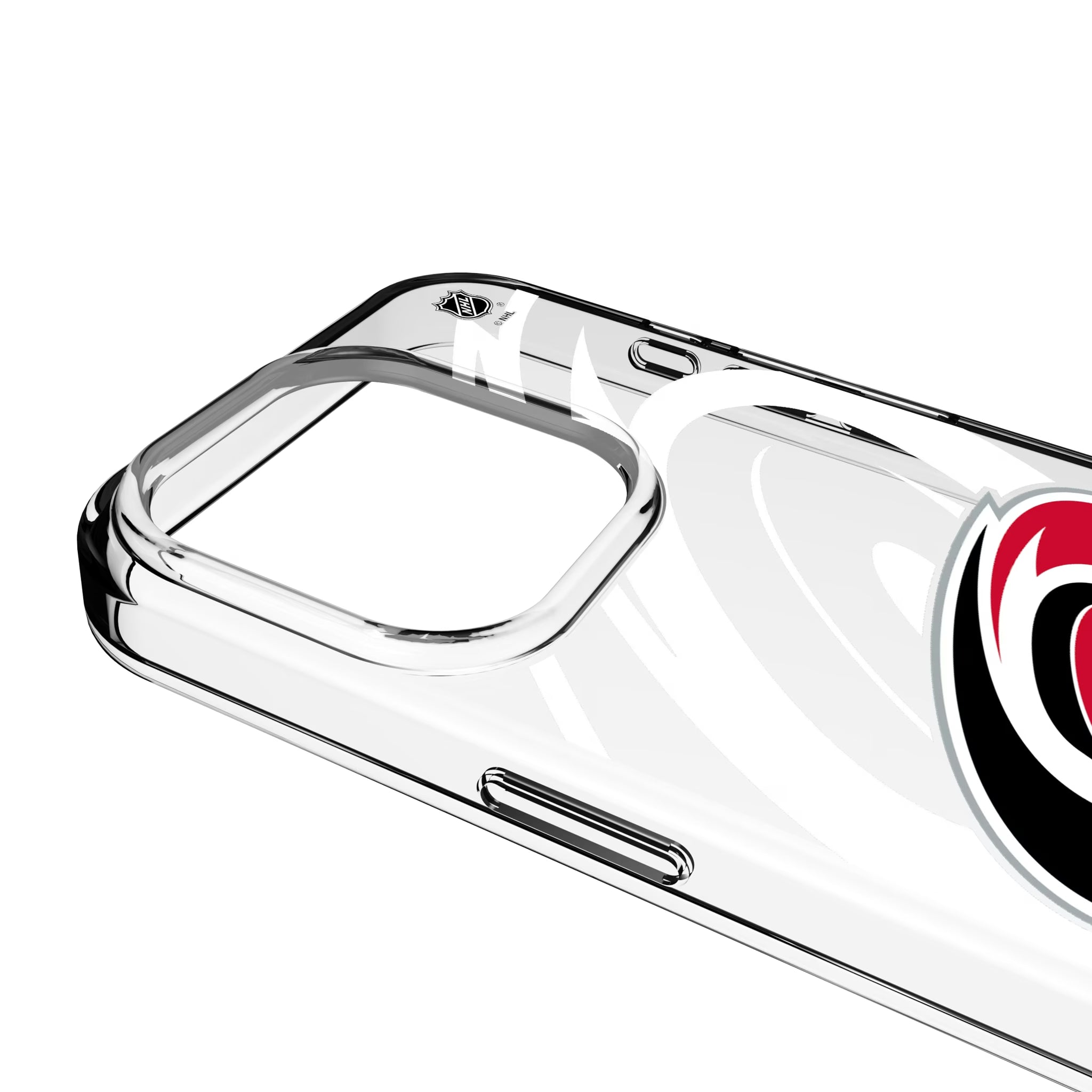 Carolina Hurricanes Personalized Tilt iPhone Clear Phone Case for Apple iPhone - Detail