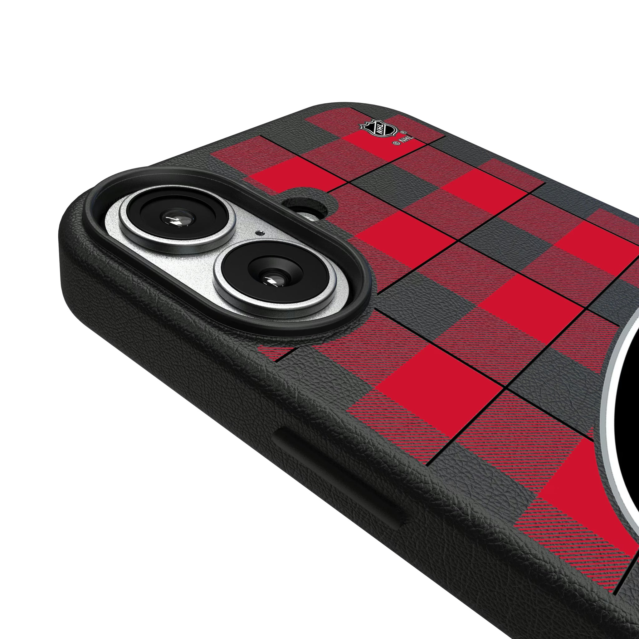 Carolina Hurricanes Plaid iPhone MagSafe Compatible Phone Case for Apple iPhone - Detail#Device_iPhone 17
