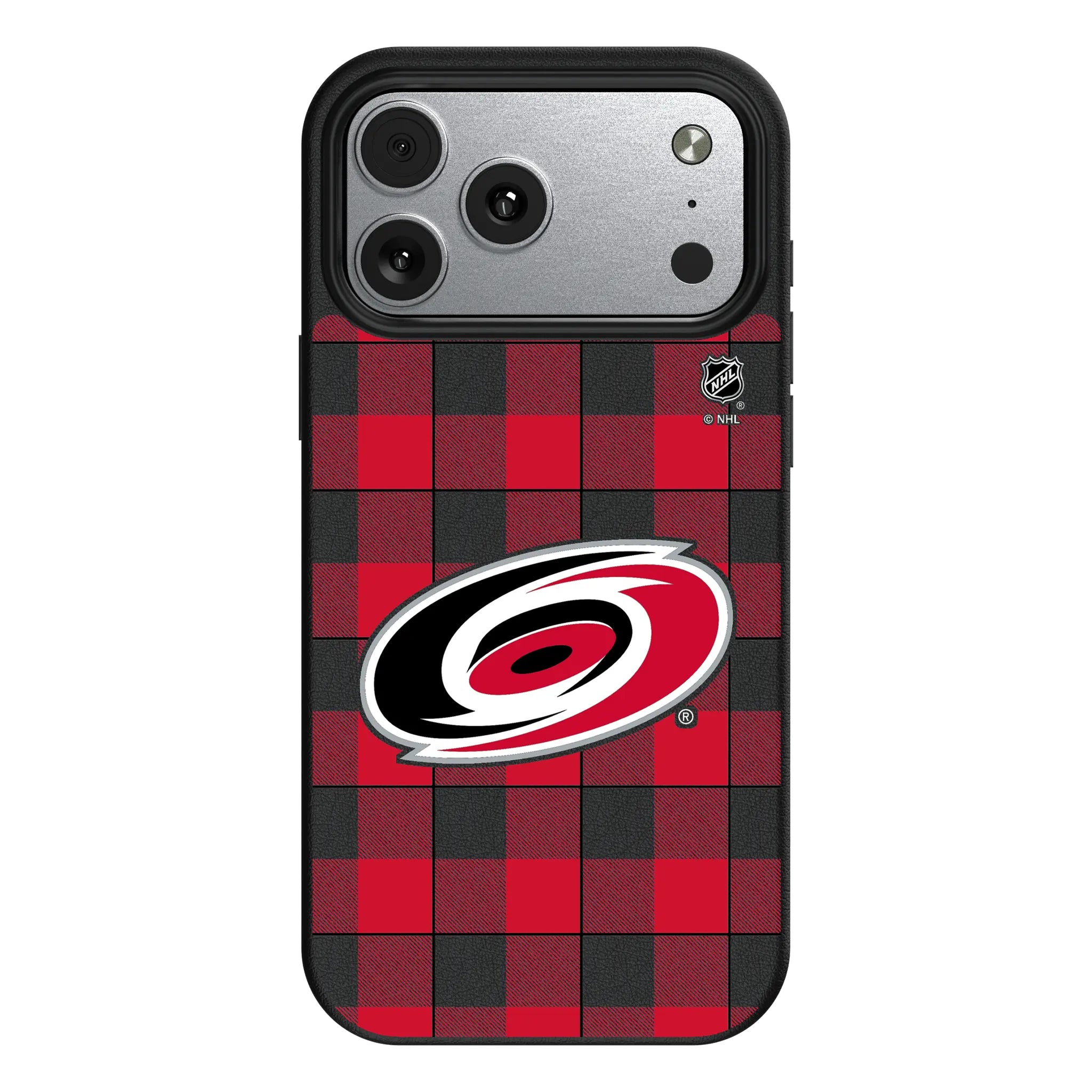 Carolina Hurricanes Plaid iPhone MagSafe Compatible Phone Case for Apple iPhone#Device_iPhone 17 Pro Max