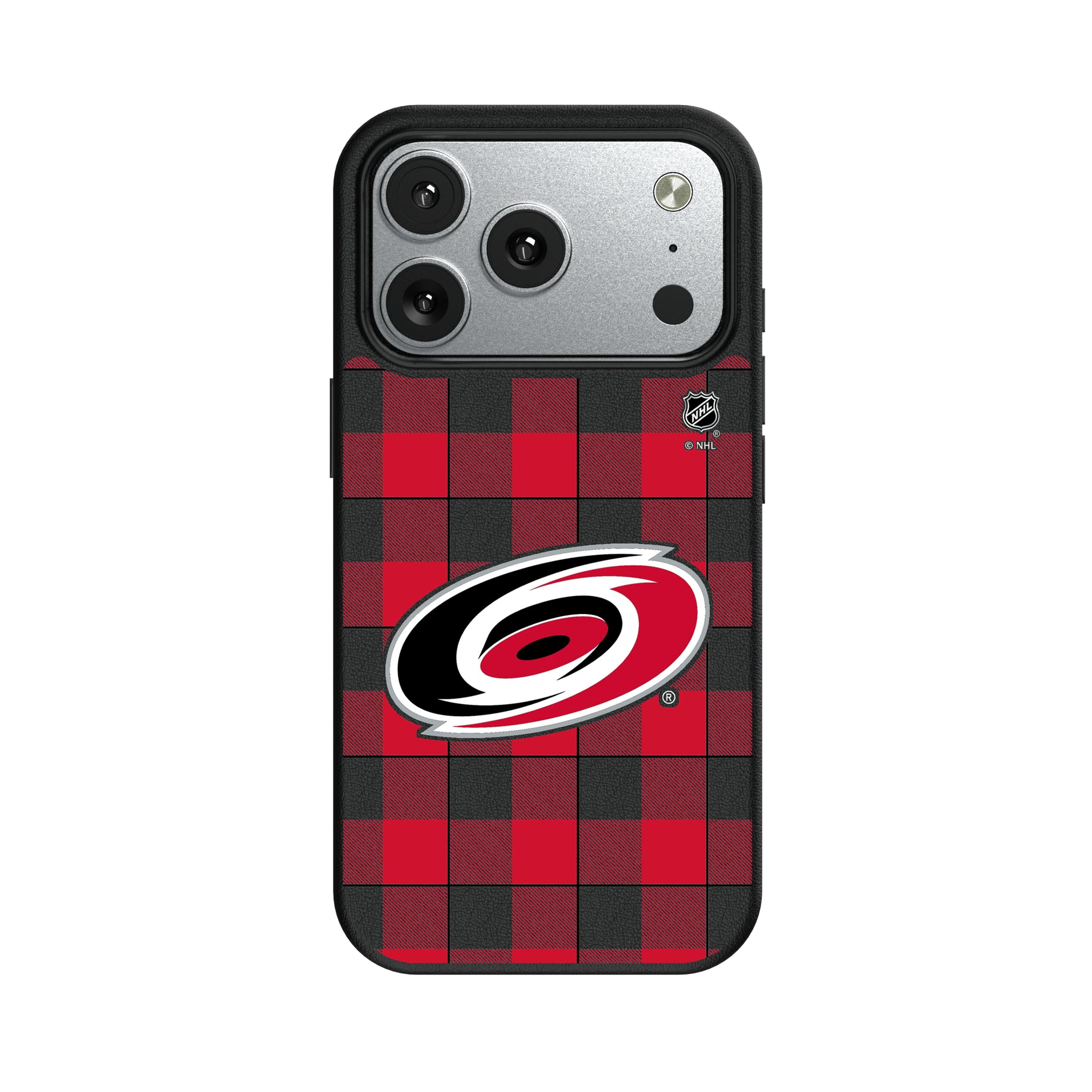 Carolina Hurricanes Plaid iPhone MagSafe Compatible Phone Case for Apple iPhone#Device_iPhone 17 Pro