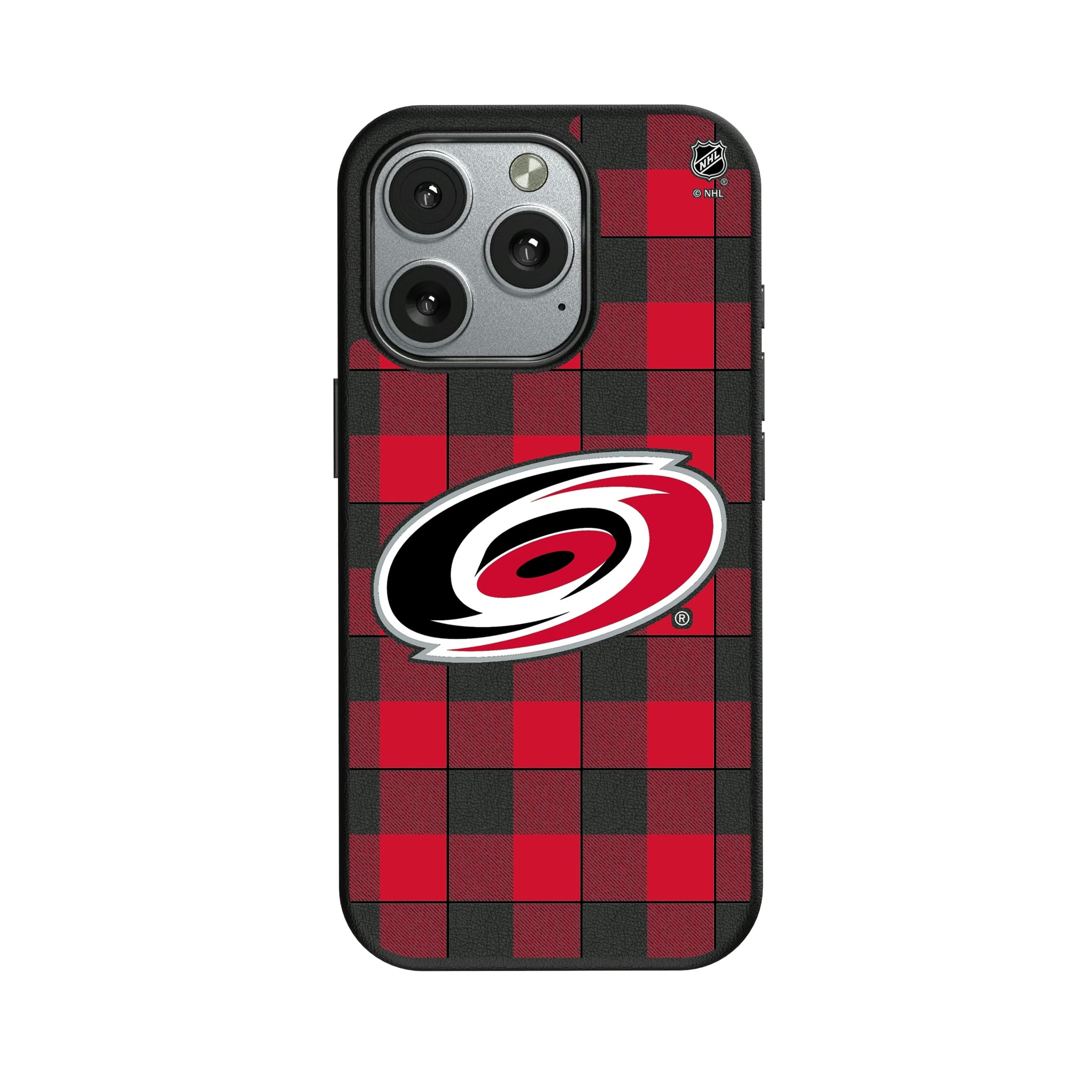 Carolina Hurricanes Plaid iPhone MagSafe Compatible Phone Case for Apple iPhone