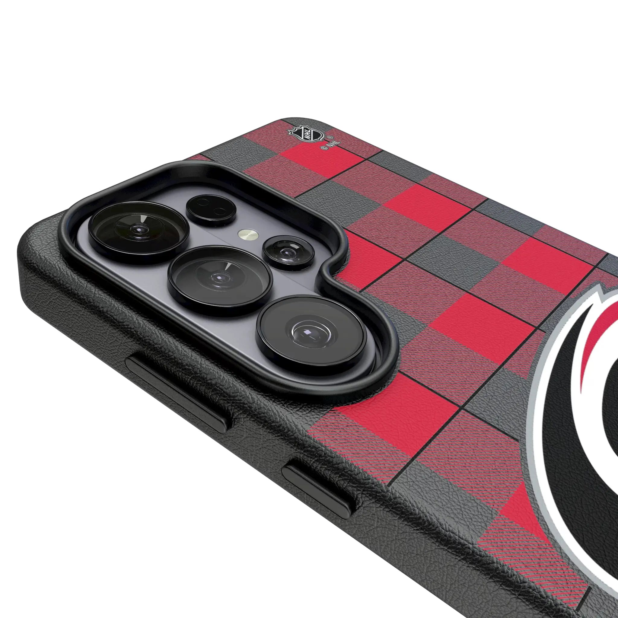 Carolina Hurricanes Plaid Galaxy MagSafe Compatible Phone Case for Samsung Galaxy - Detail#Device_Galaxy S26 Ultra