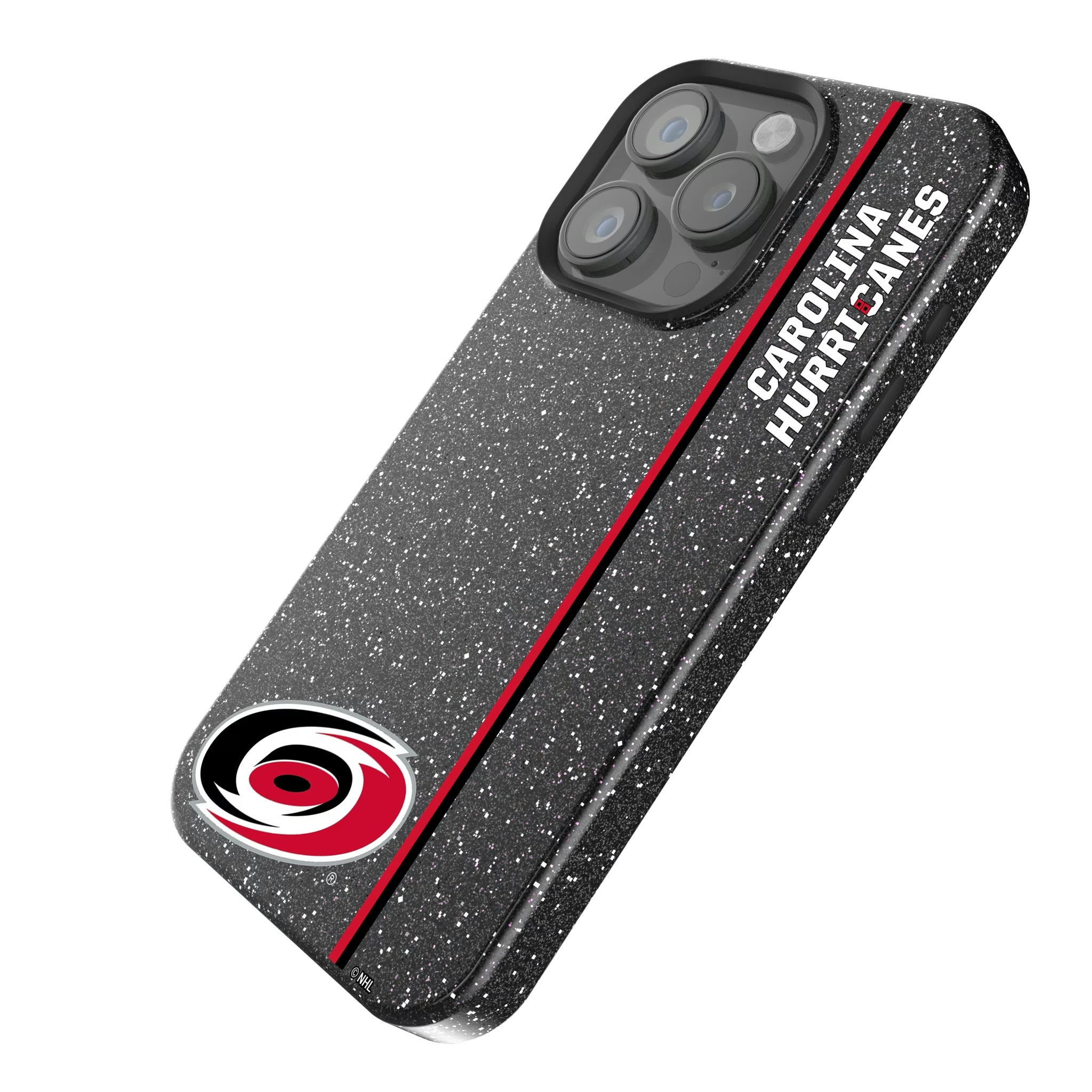 Carolina Hurricanes Sidebar iPhone Bling Phone Case for Apple iPhone - Isometric View