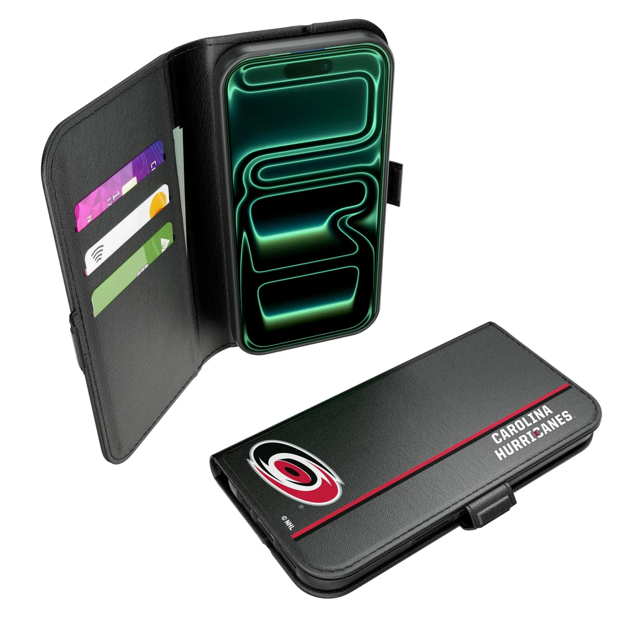 Carolina Hurricanes Sidebar iPhone Folio Phone Case for Apple iPhone#Device_iPhone 17