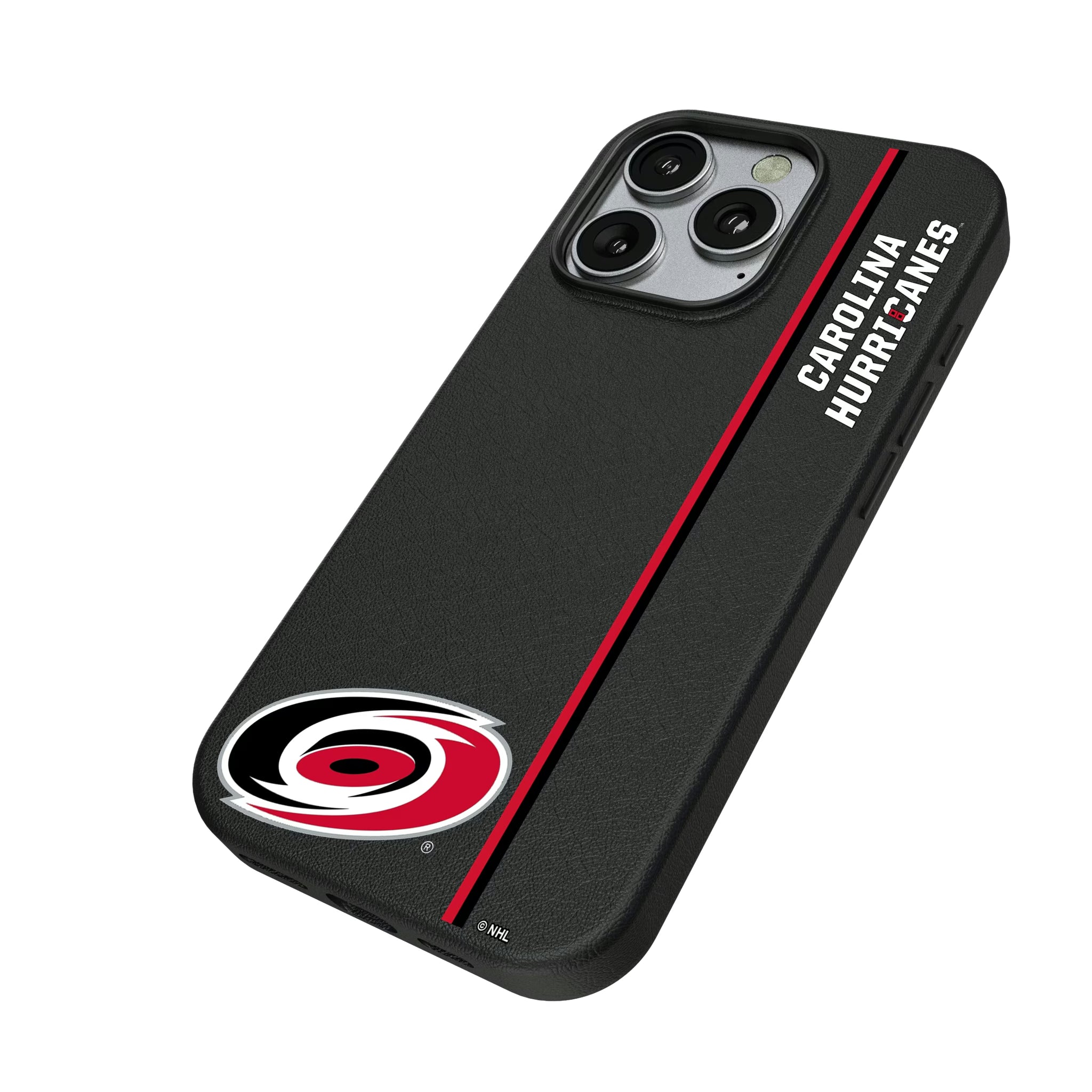 Carolina Hurricanes Sidebar iPhone MagSafe Compatible Phone Case for Apple iPhone - Isometric View