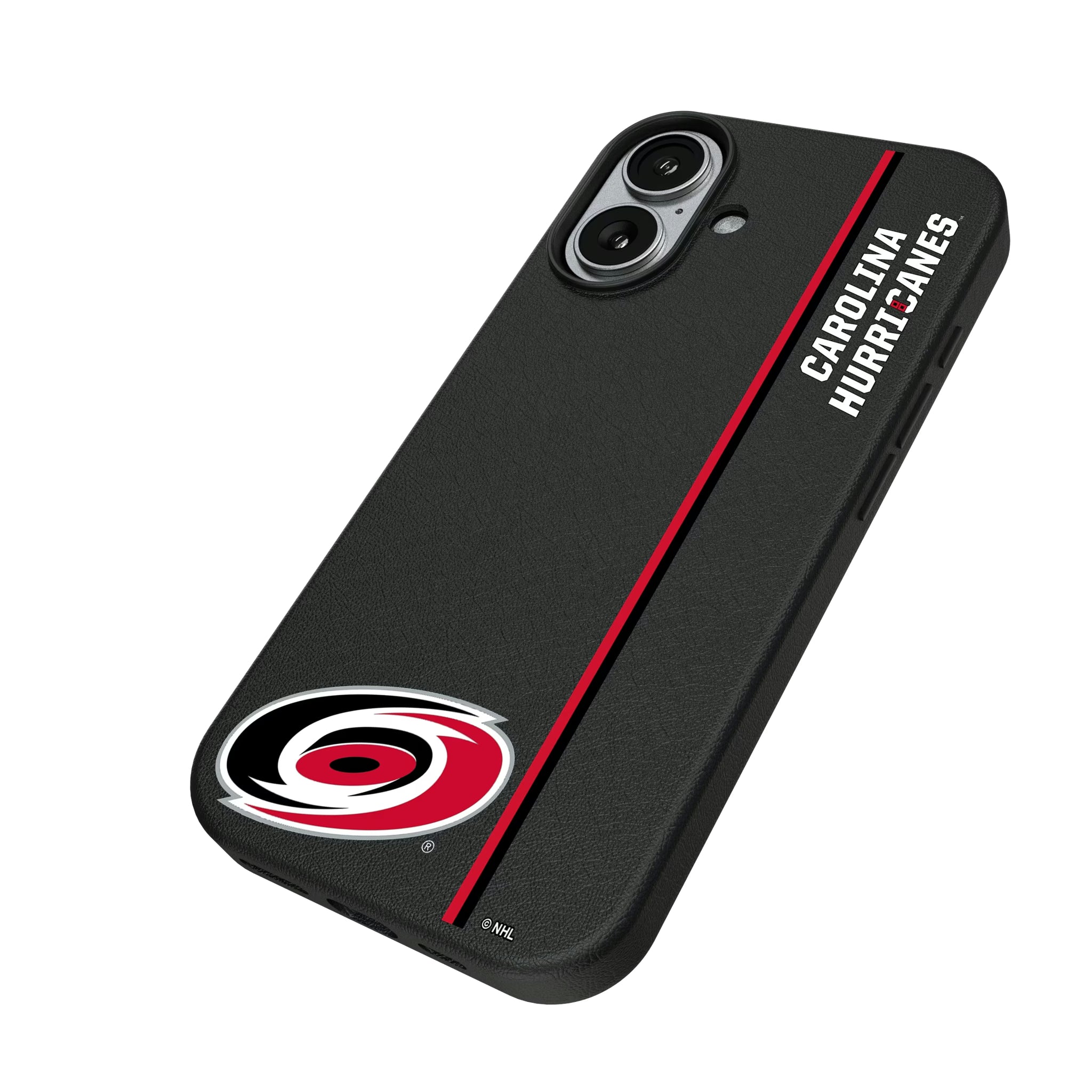 Carolina Hurricanes Sidebar iPhone MagSafe Compatible Phone Case for Apple iPhone - Isometric View#Device_iPhone 17